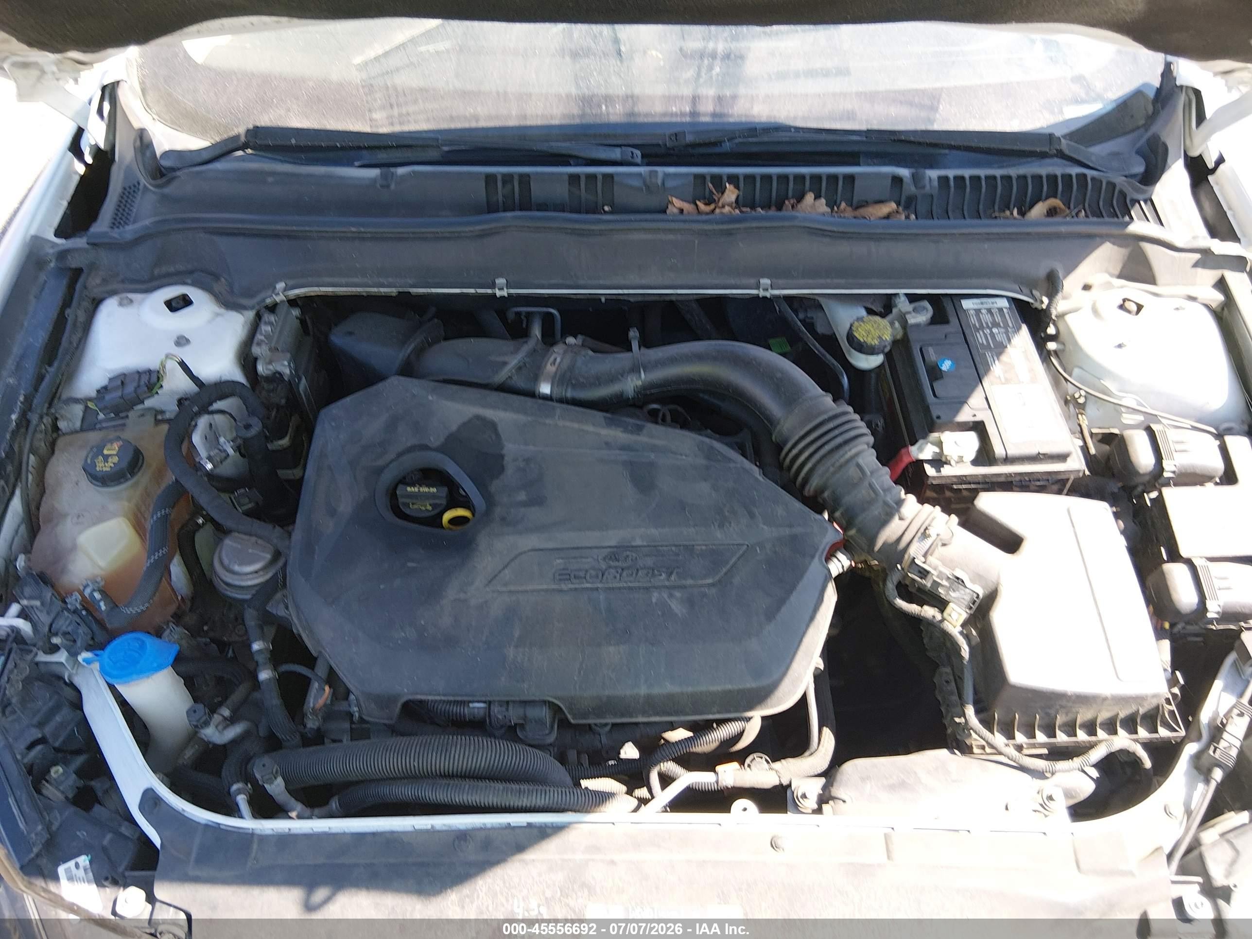2013 Ford Fusion Se White vin: 3FA6P0HRXDR343824