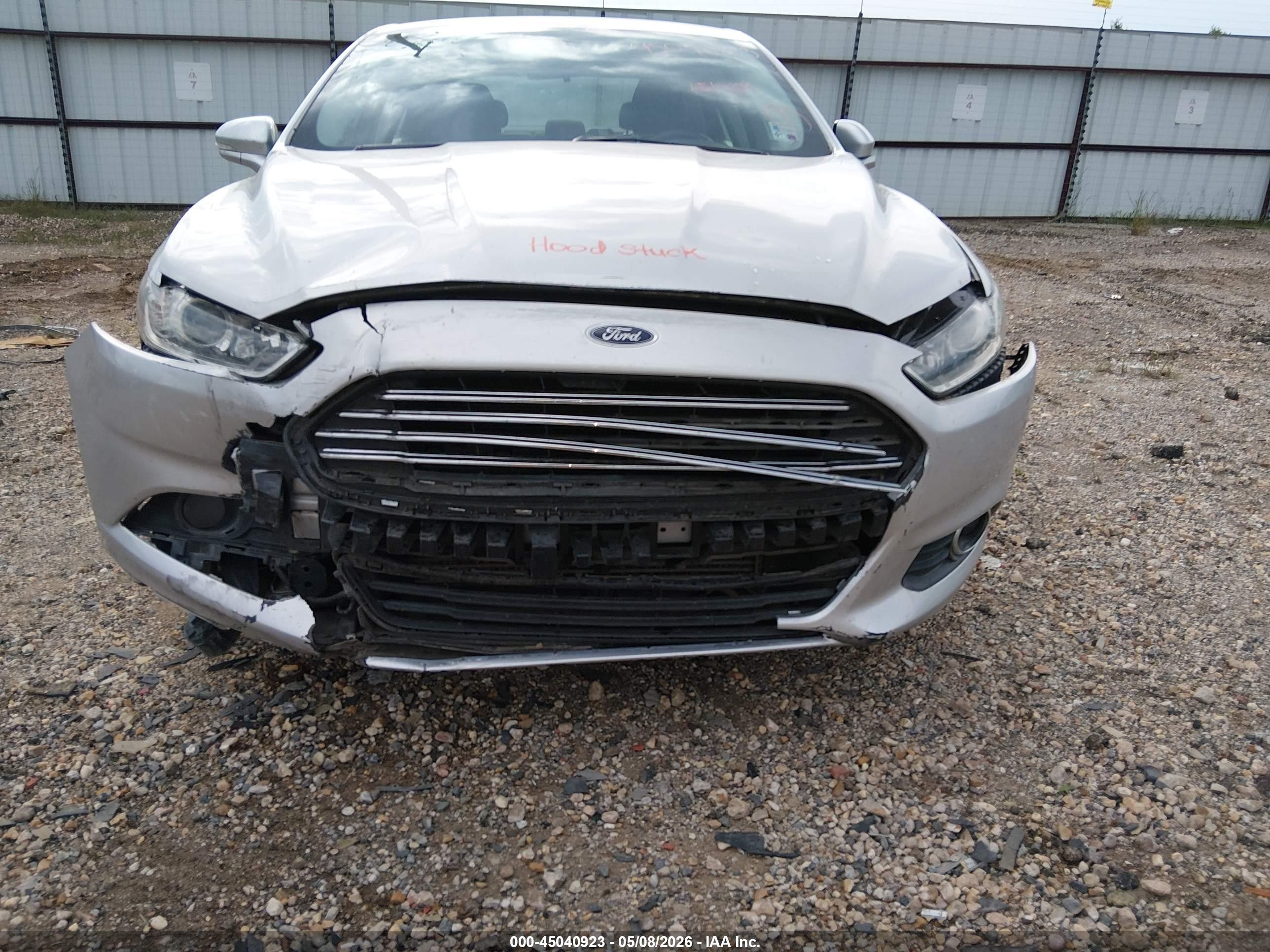 2013 Ford Fusion Se Silver vin: 3FA6P0HRXDR360428