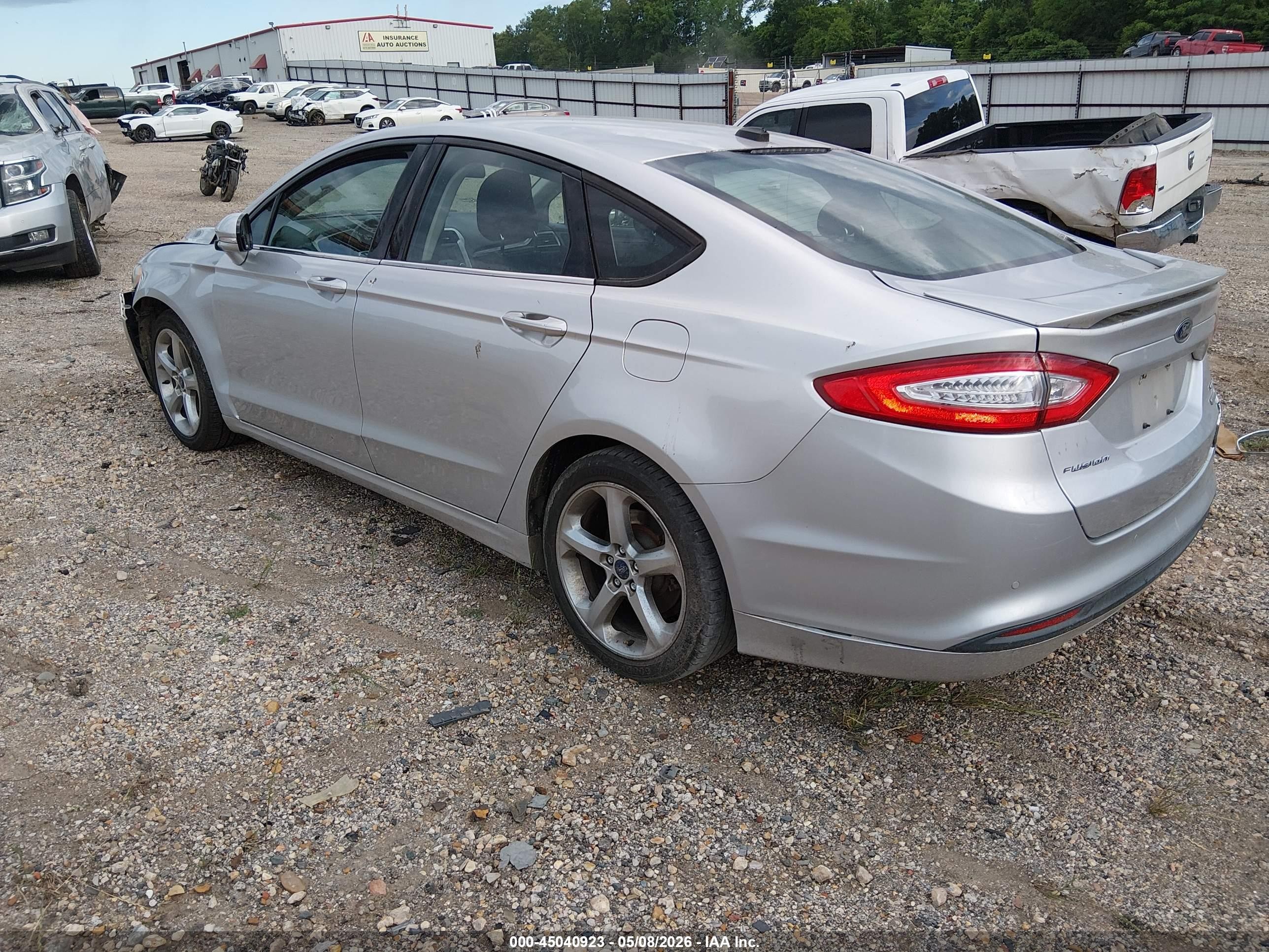 2013 Ford Fusion Se Silver vin: 3FA6P0HRXDR360428