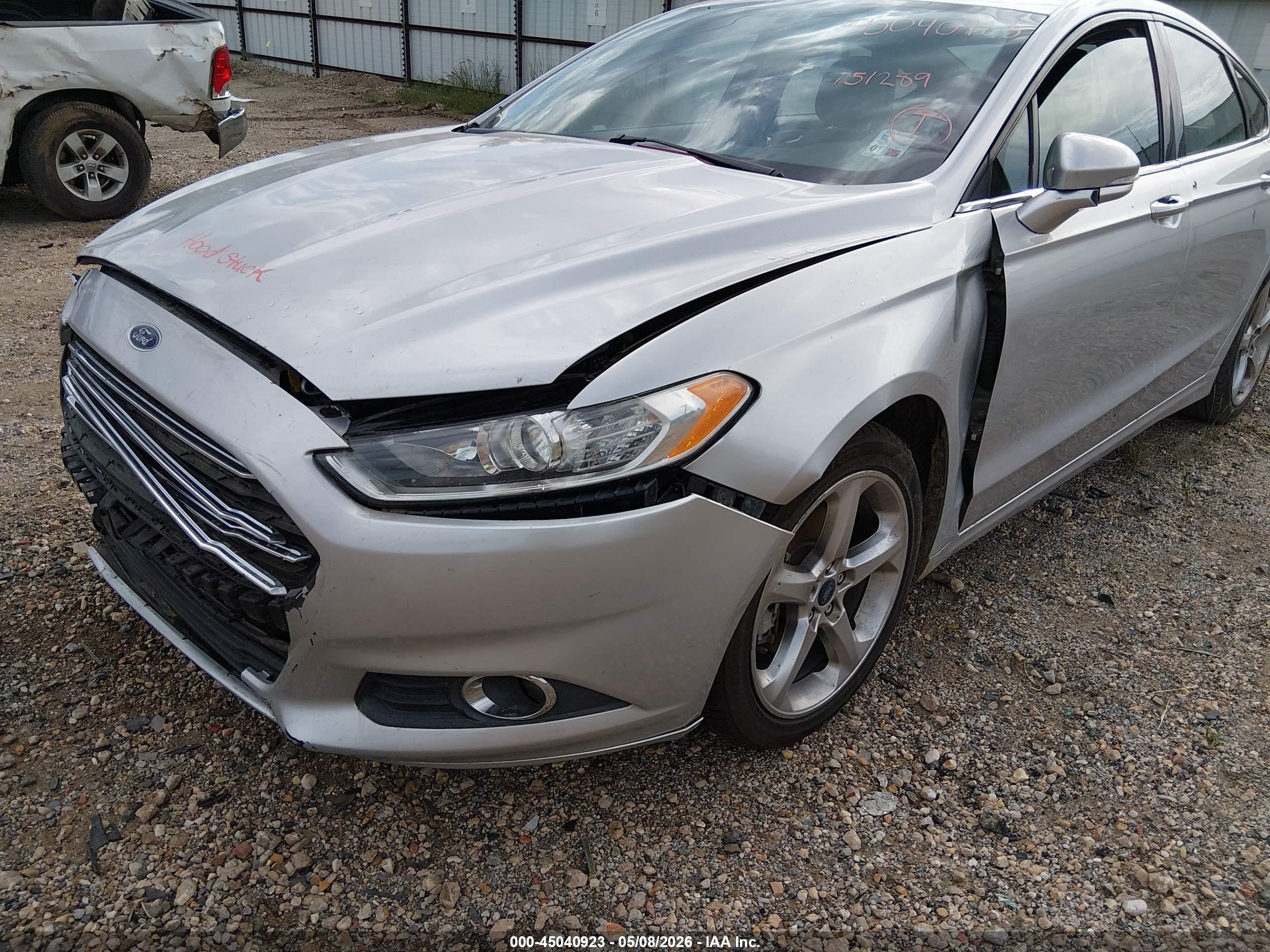 2013 Ford Fusion Se Silver vin: 3FA6P0HRXDR360428