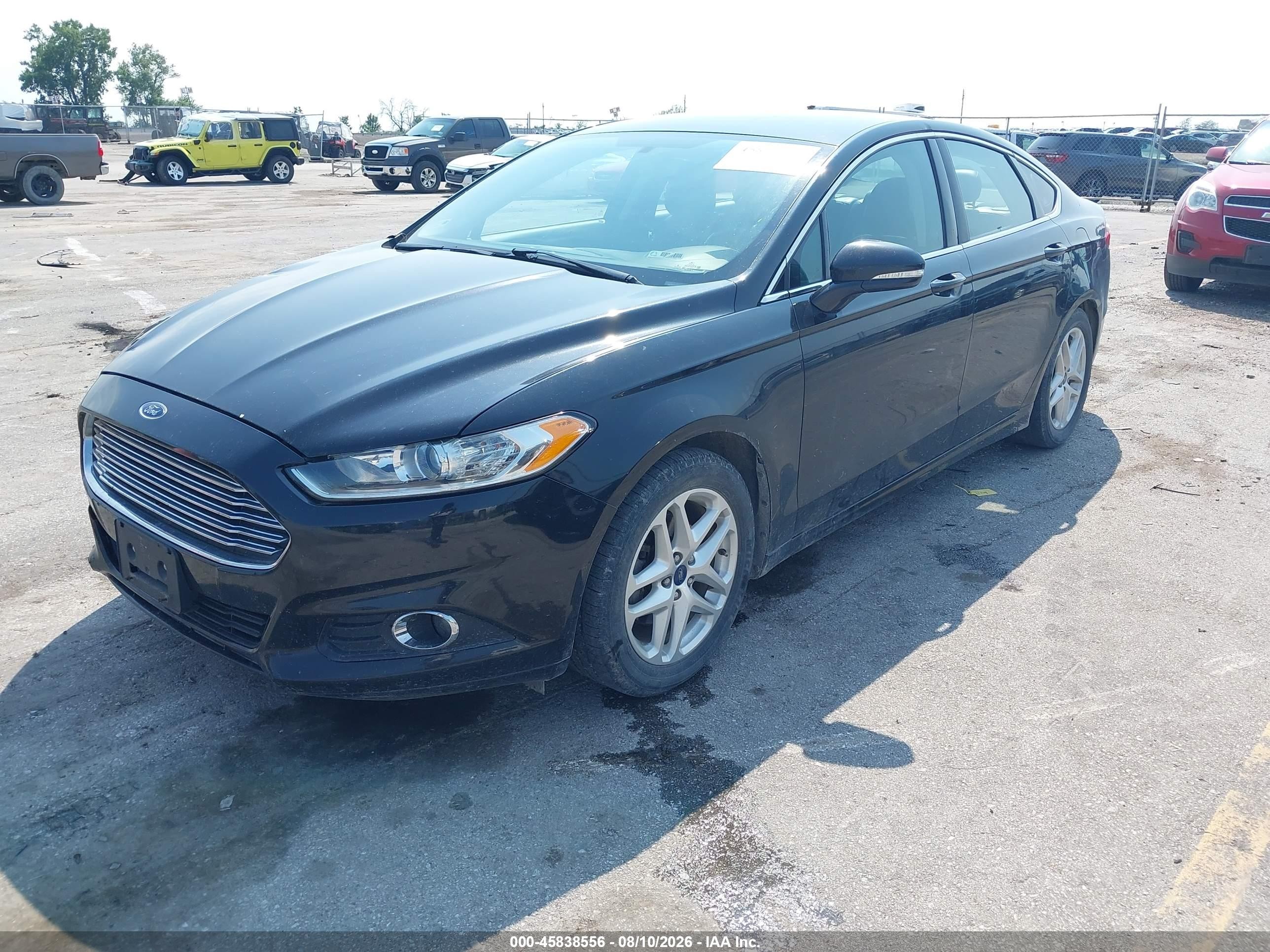 2013 Ford Fusion Se Black vin: 3FA6P0HRXDR370697