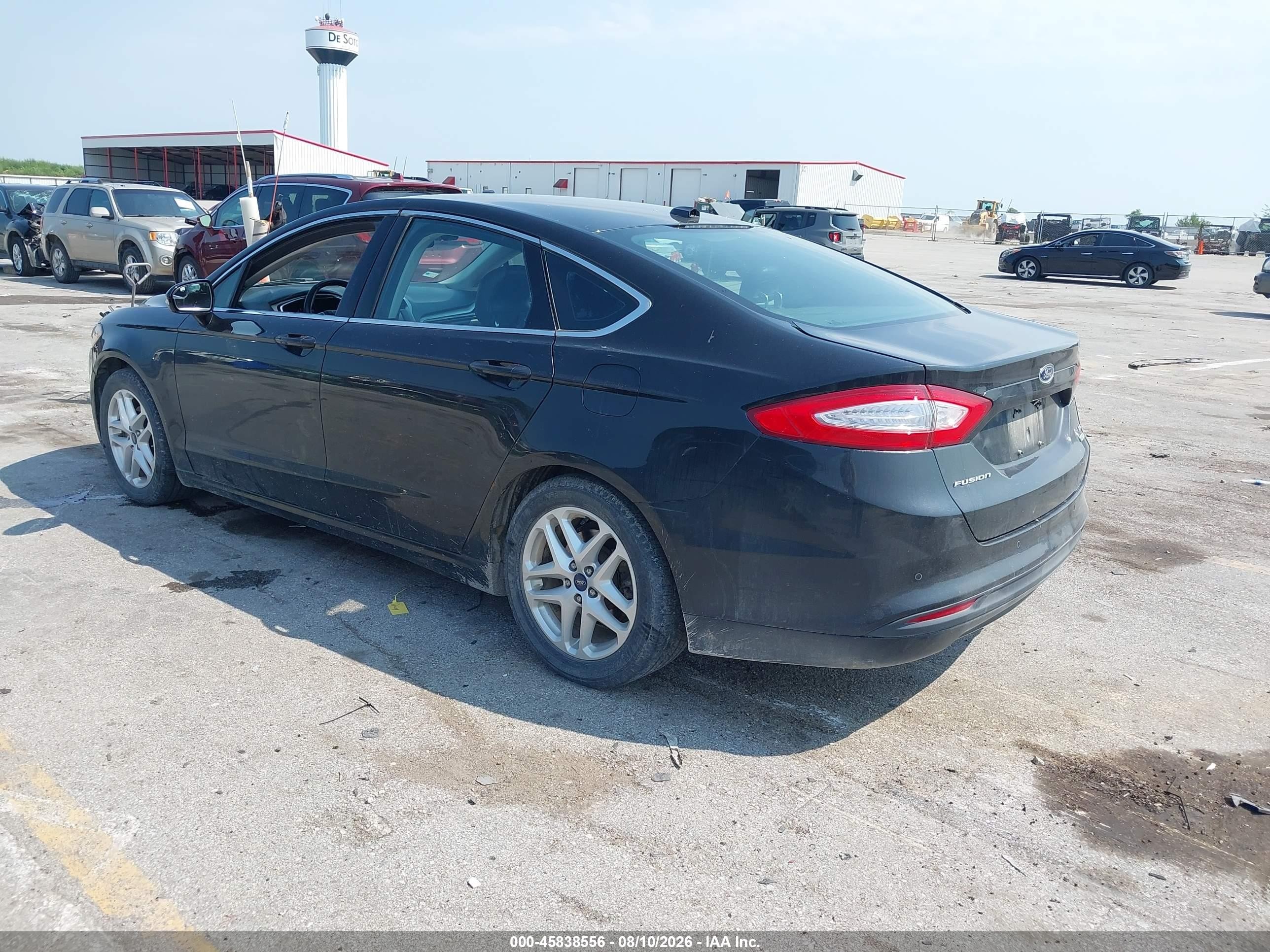 2013 Ford Fusion Se Black vin: 3FA6P0HRXDR370697
