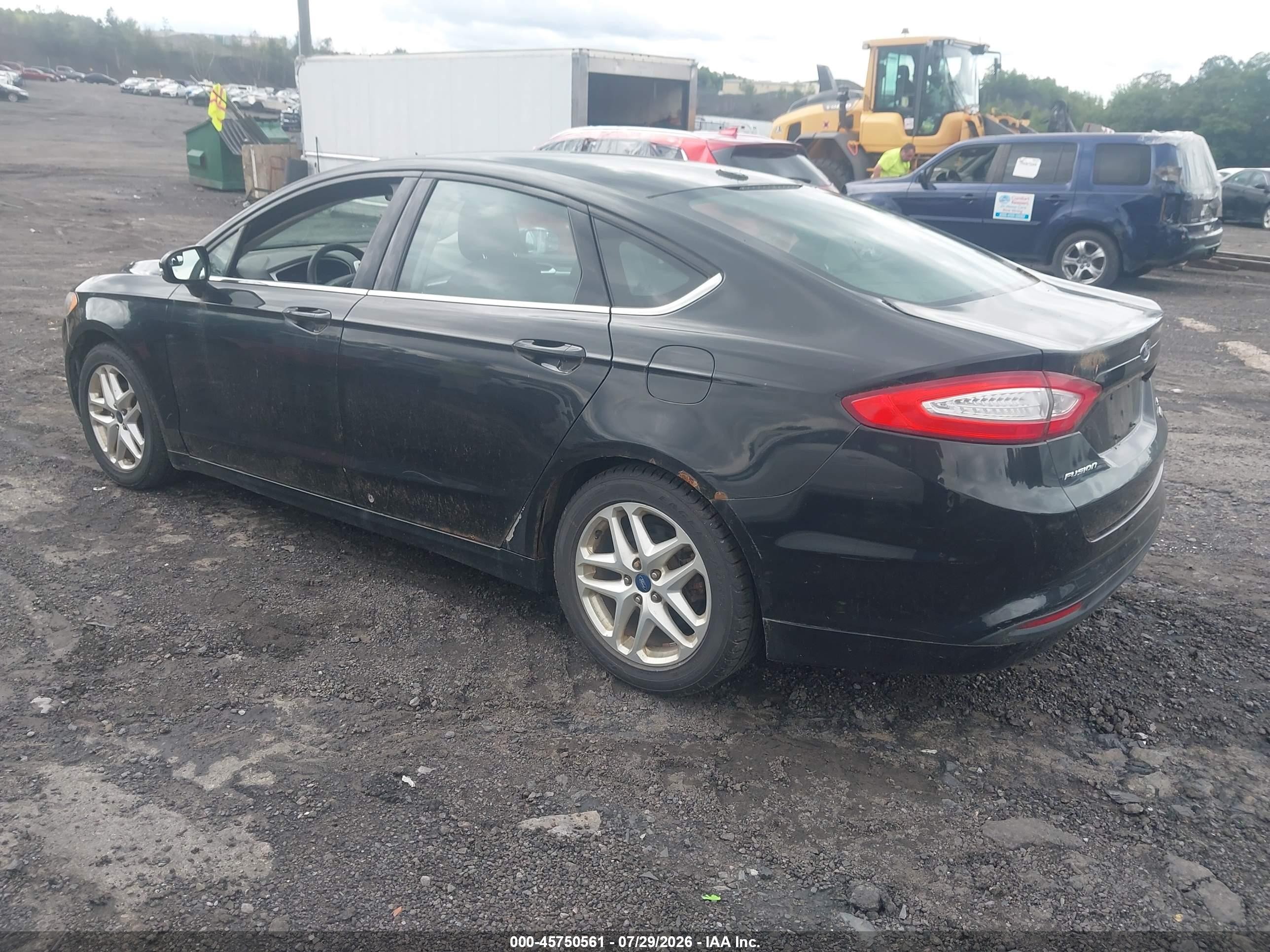 2013 Ford Fusion Se Black vin: 3FA6P0HRXDR389301