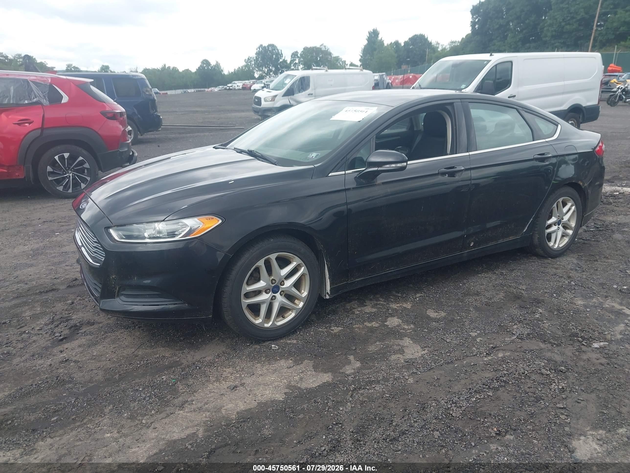 2013 Ford Fusion Se Black vin: 3FA6P0HRXDR389301