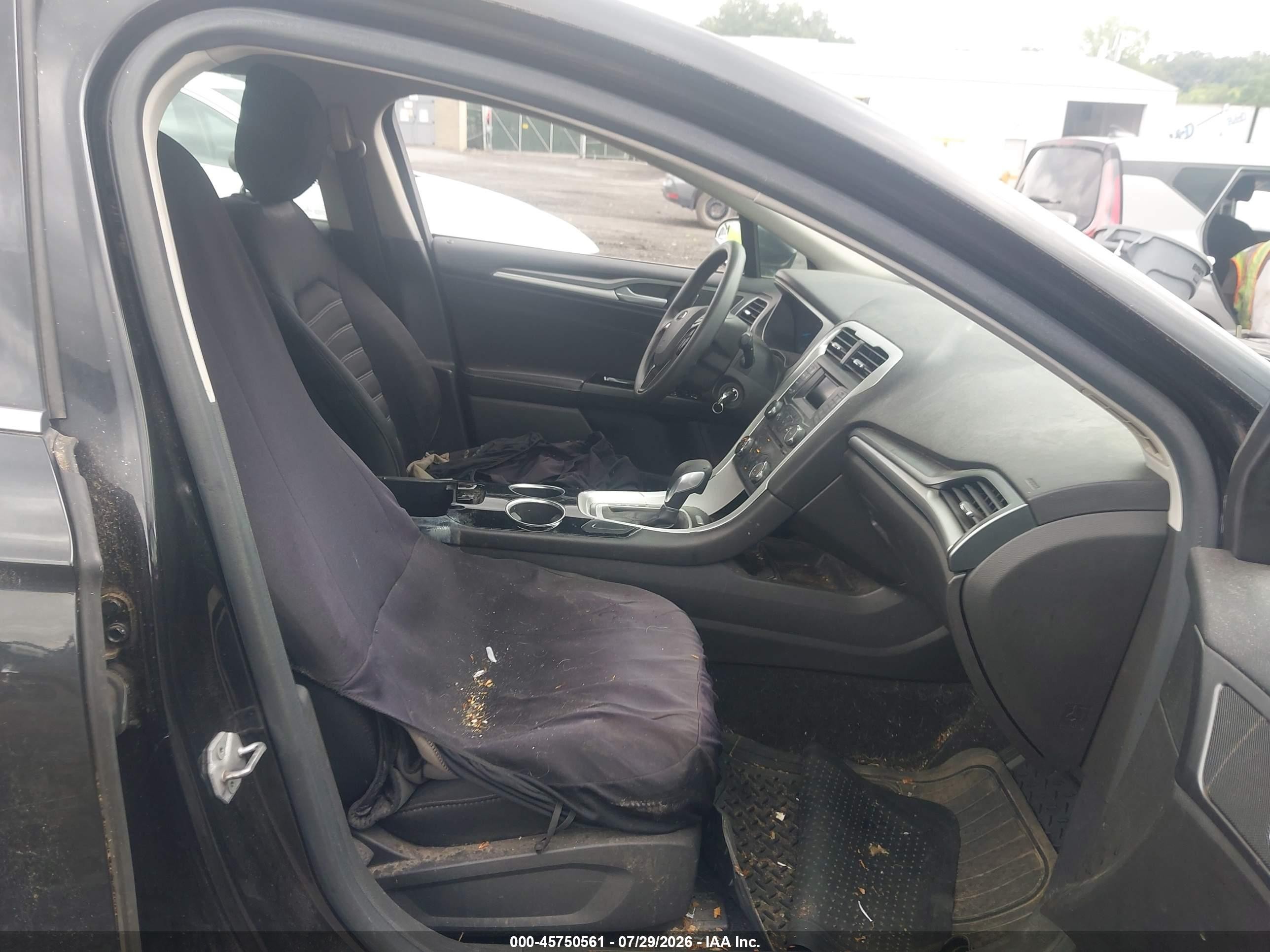 2013 Ford Fusion Se Black vin: 3FA6P0HRXDR389301