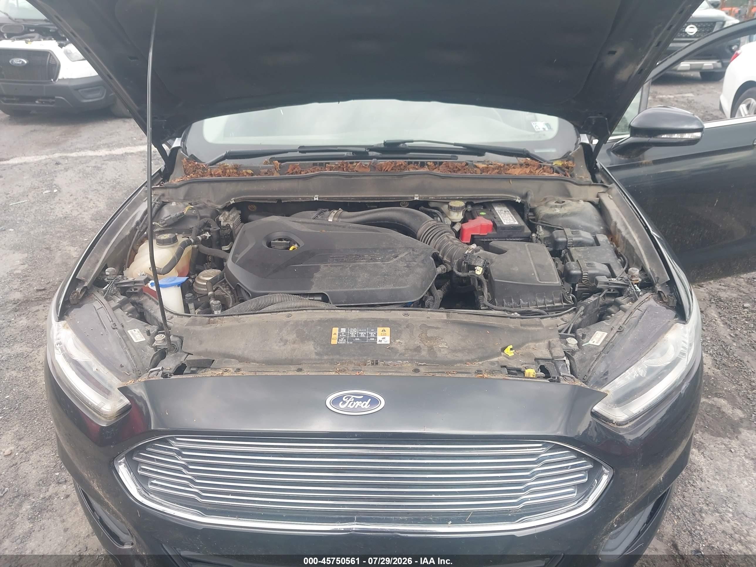 2013 Ford Fusion Se Black vin: 3FA6P0HRXDR389301