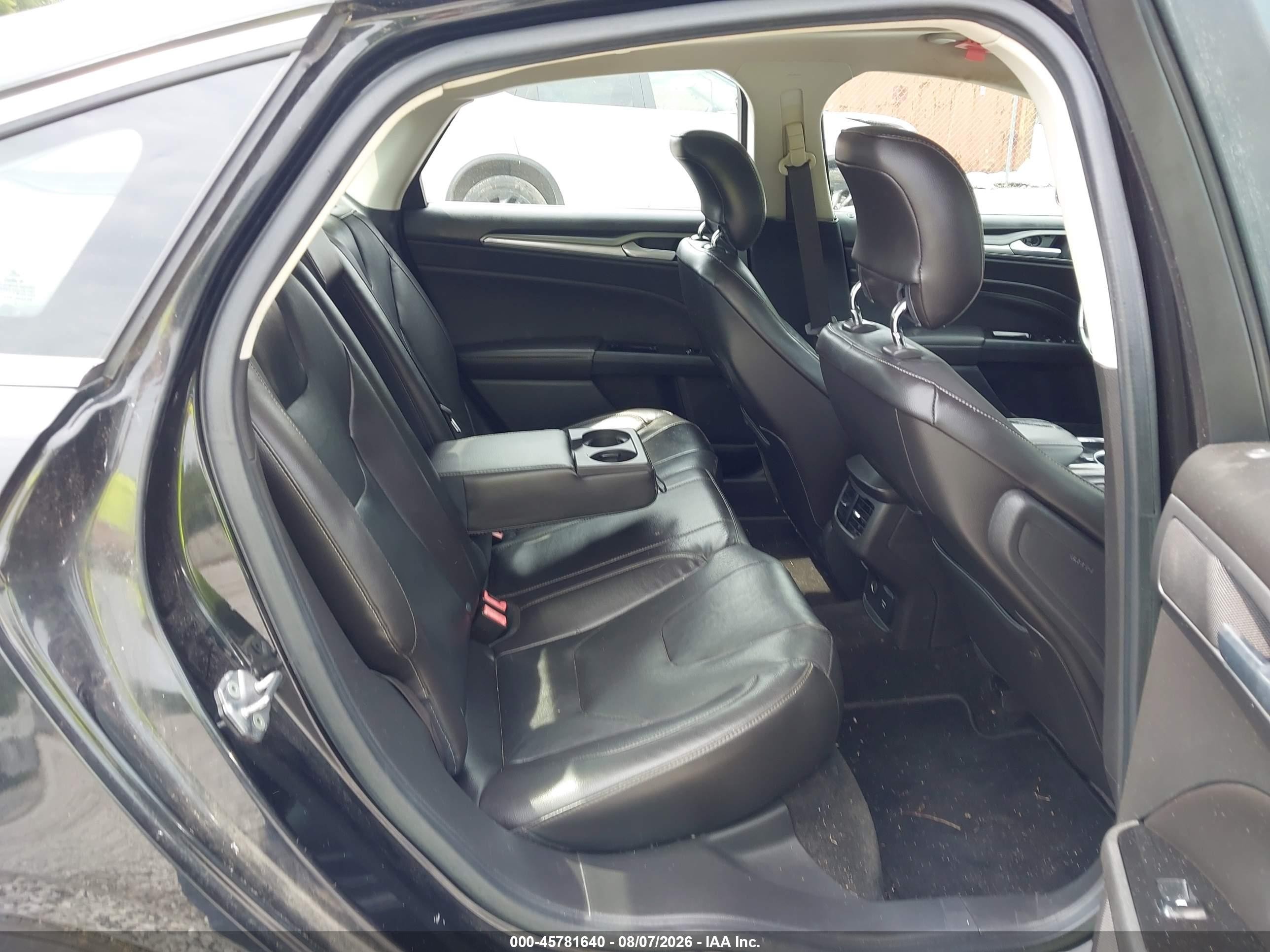 2013 Ford Fusion Titanium Black vin: 3FA6P0K90DR105344