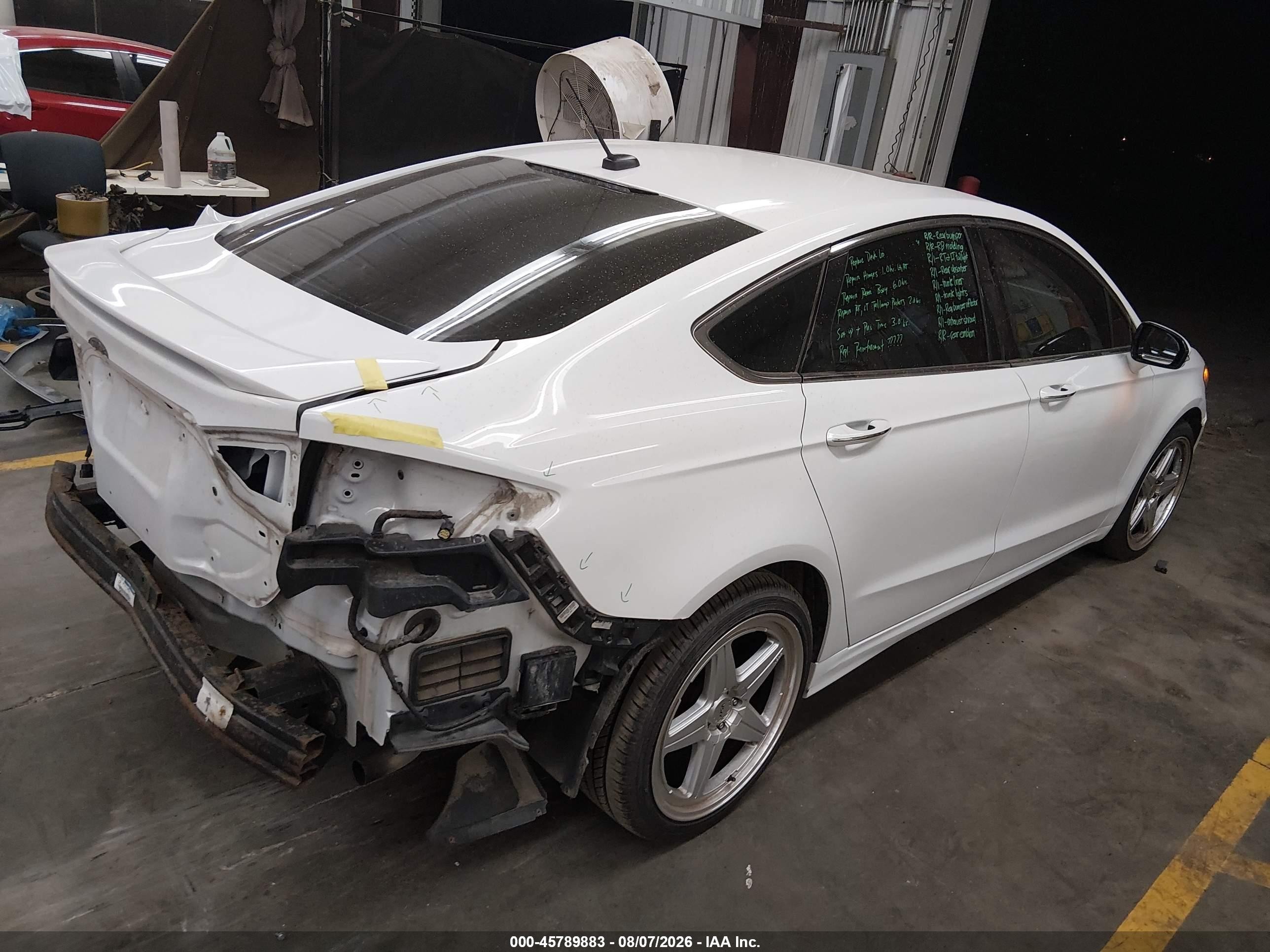 2013 Ford Fusion Titanium White vin: 3FA6P0K90DR147979