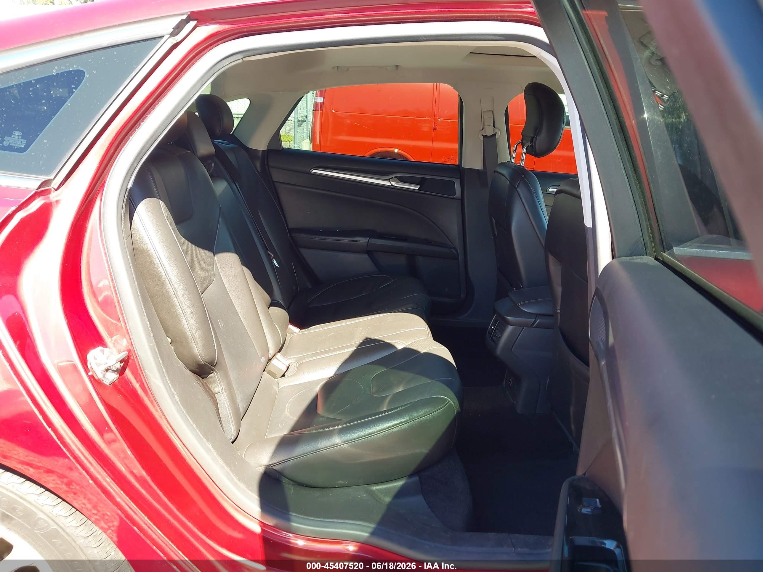 2013 Ford Fusion Titanium Red vin: 3FA6P0K90DR220316