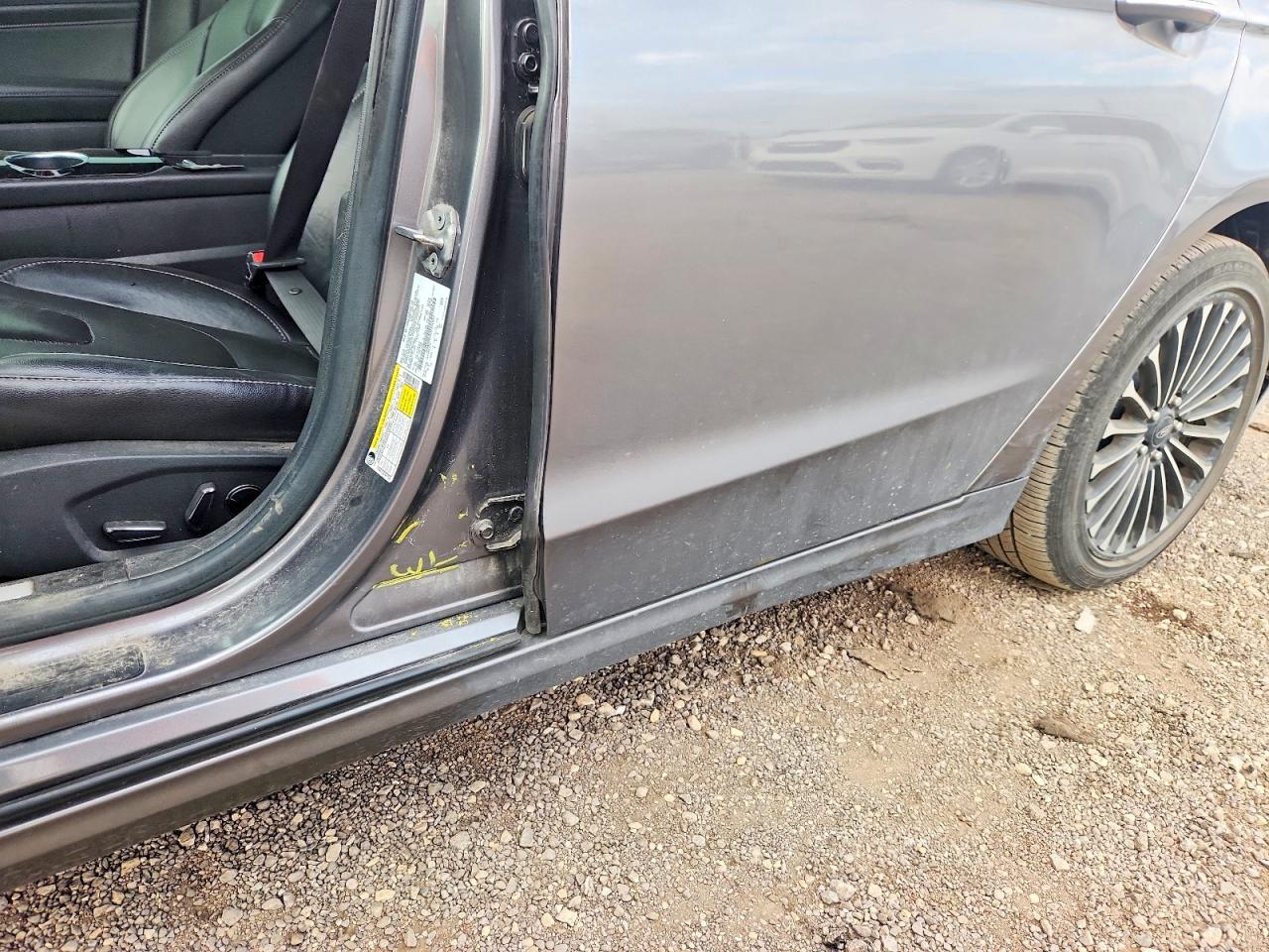 2013 Ford Fusion Titanium Gray vin: 3FA6P0K90DR270827