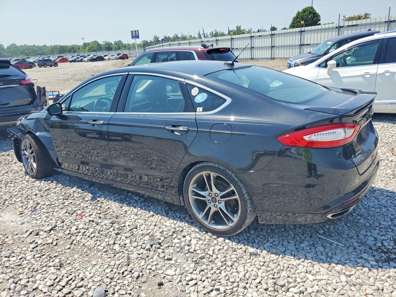 2013 Ford Fusion Titanium Black vin: 3FA6P0K90DR309870