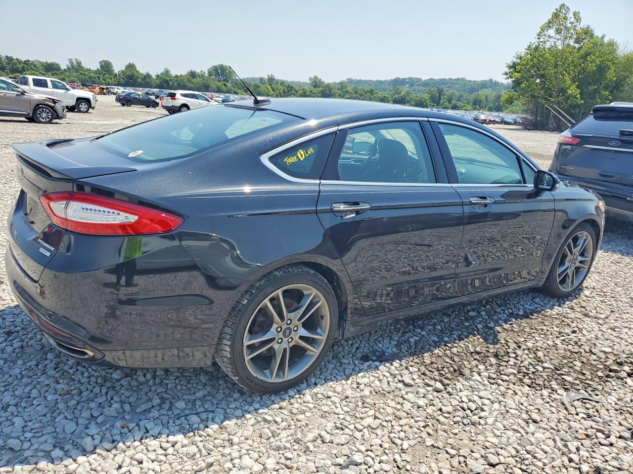 2013 Ford Fusion Titanium Black vin: 3FA6P0K90DR309870