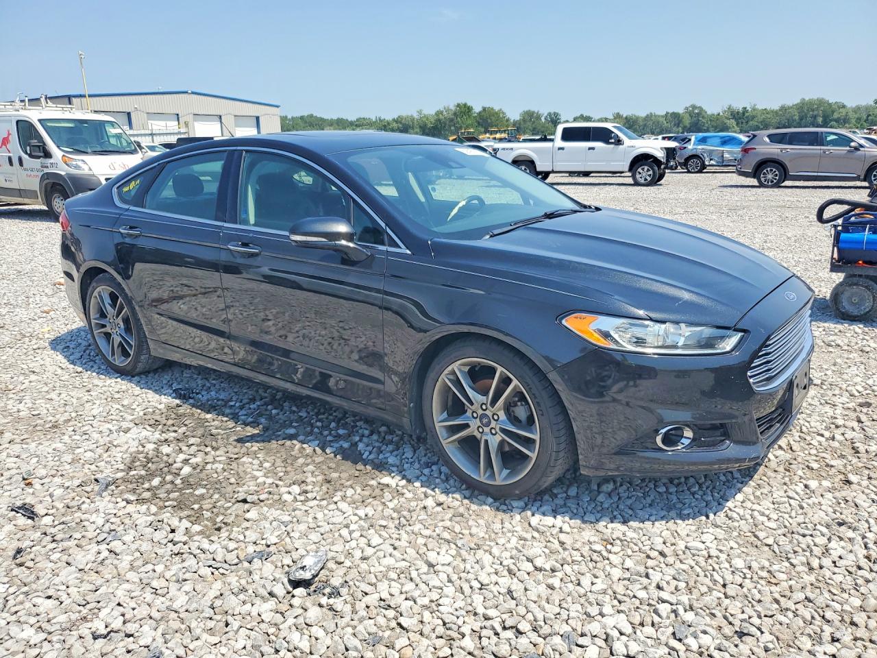 2013 Ford Fusion Titanium Black vin: 3FA6P0K90DR309870