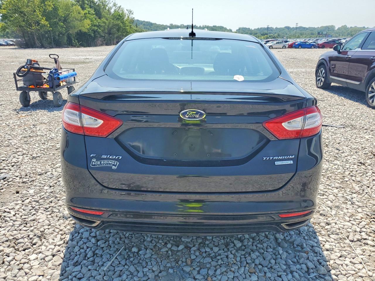2013 Ford Fusion Titanium Black vin: 3FA6P0K90DR309870