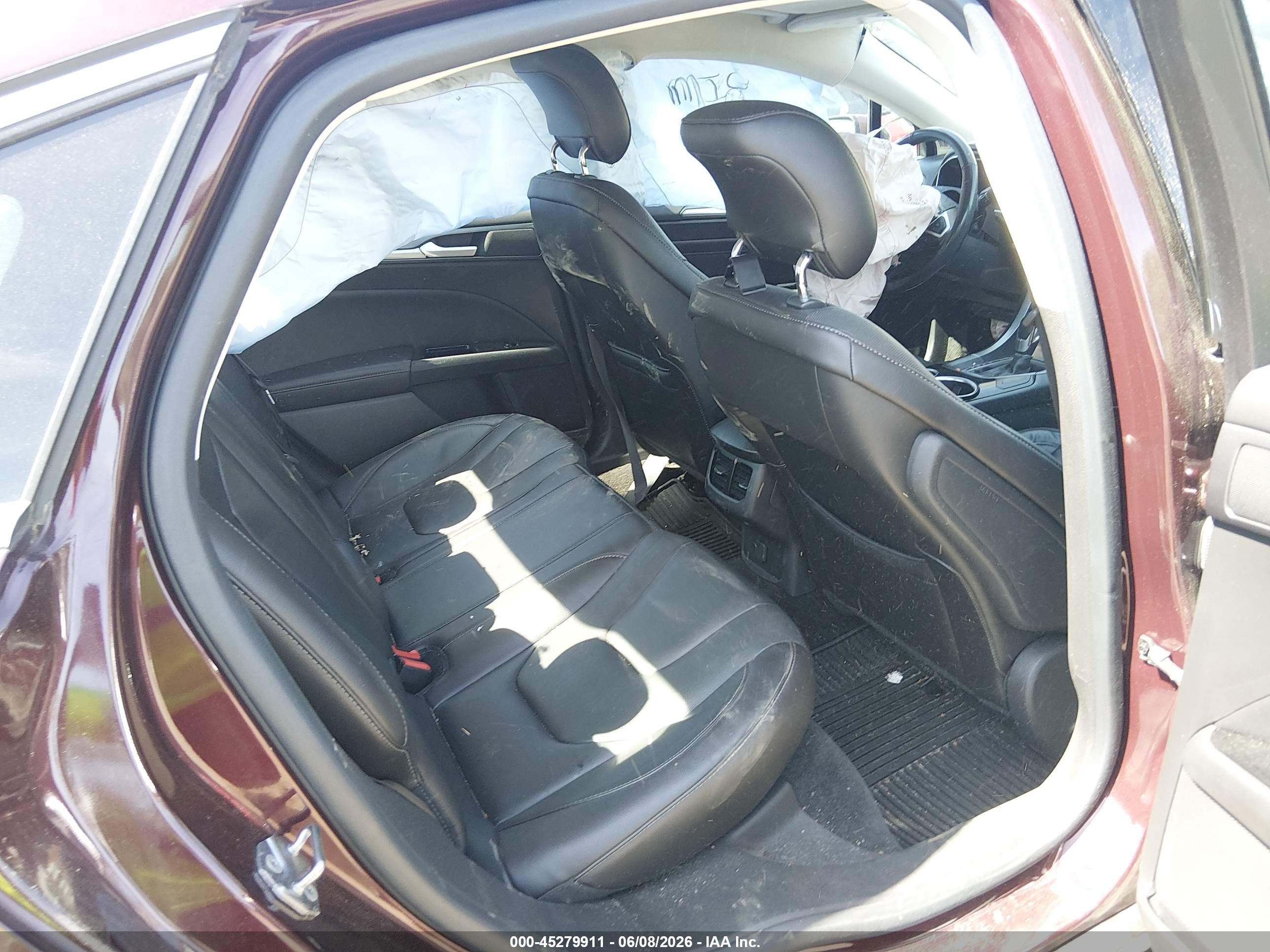 2013 Ford Fusion Titanium Бордовый vin: 3FA6P0K90DR335997
