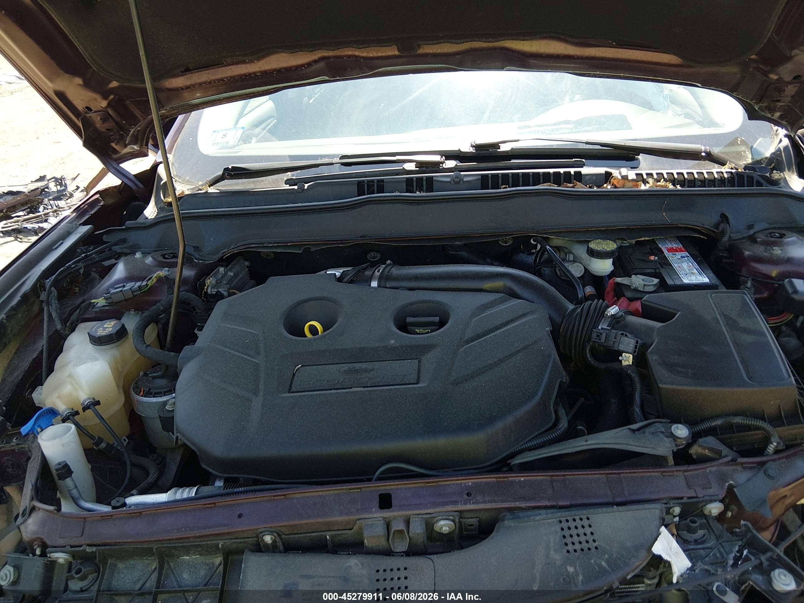 2013 Ford Fusion Titanium Бордовый vin: 3FA6P0K90DR335997