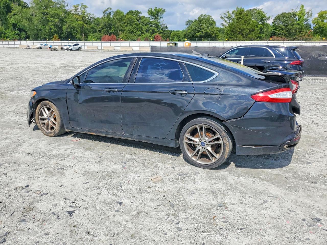 2013 Ford Fusion Titanium Black vin: 3FA6P0K90DR368725