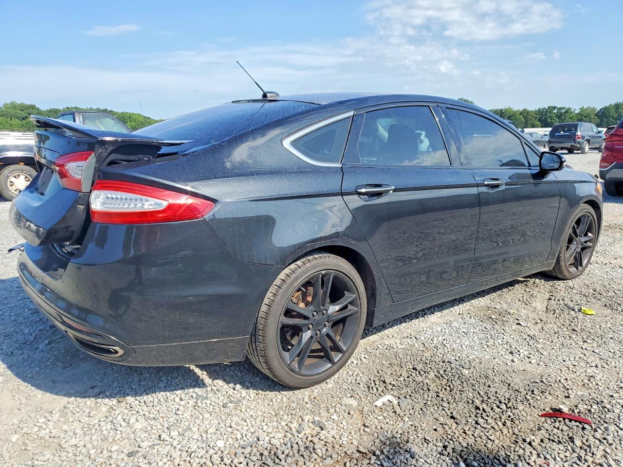 2013 Ford Fusion Titanium Черный vin: 3FA6P0K90DR374525