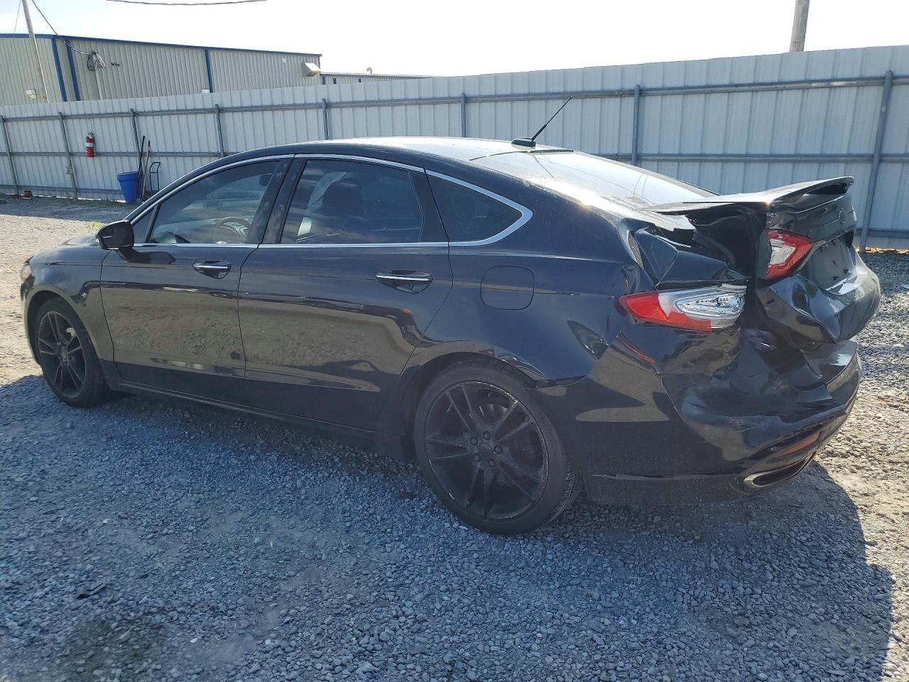 2013 Ford Fusion Titanium Черный vin: 3FA6P0K90DR374525