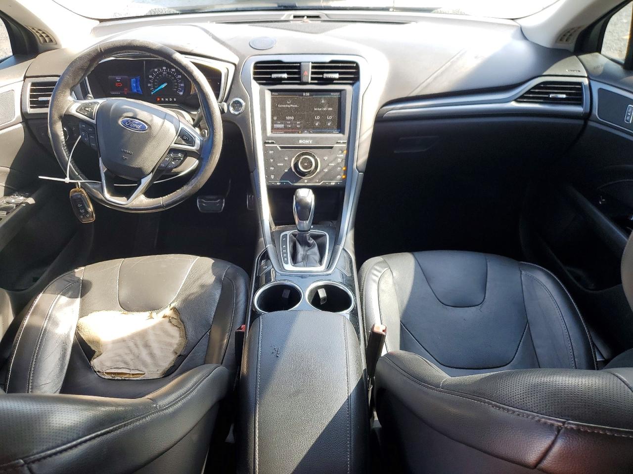 2013 Ford Fusion Titanium Черный vin: 3FA6P0K90DR374525