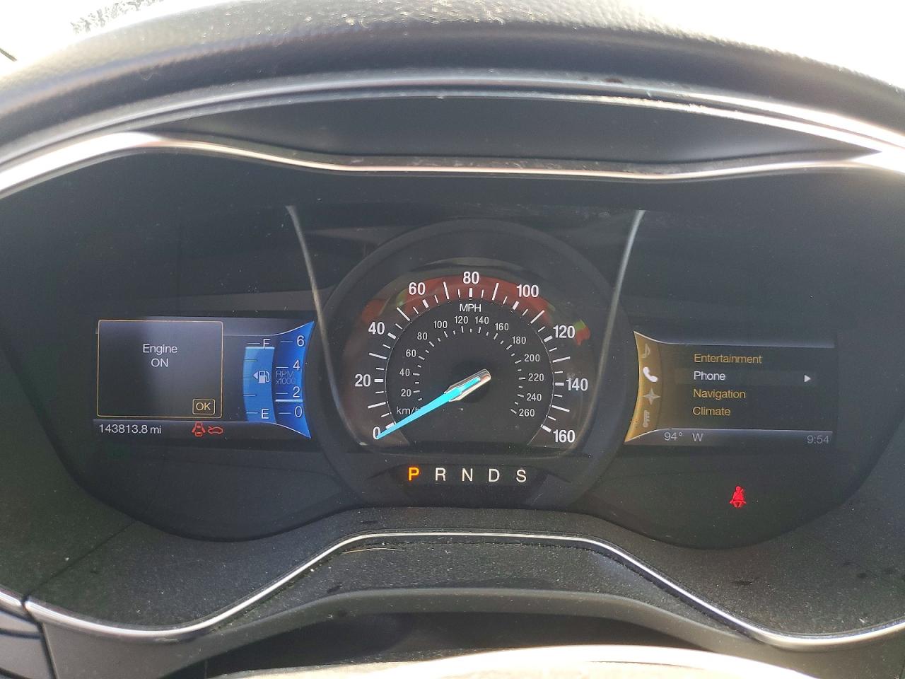 2013 Ford Fusion Titanium Черный vin: 3FA6P0K90DR374525