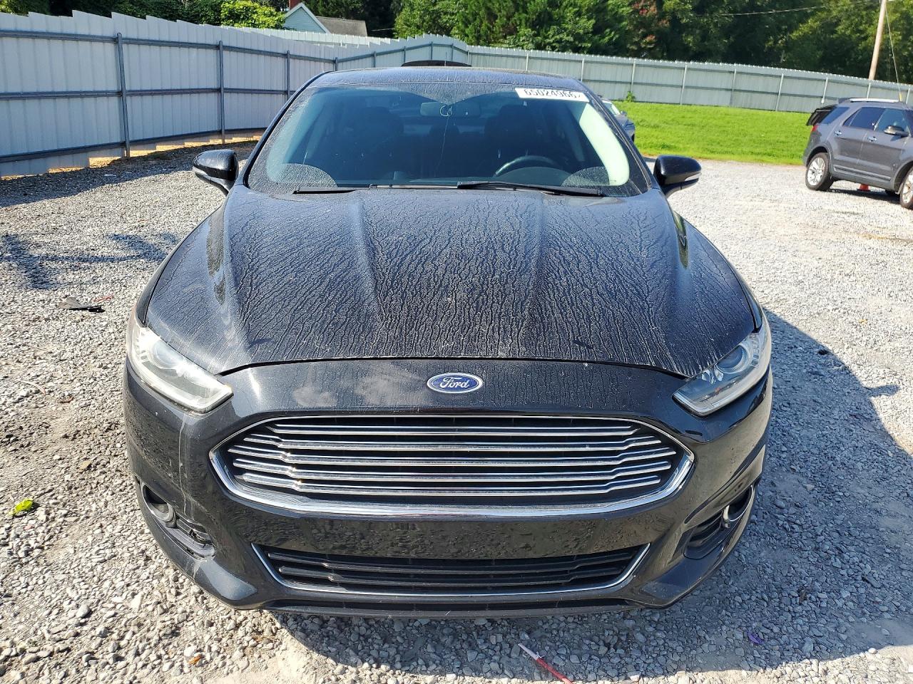 2013 Ford Fusion Titanium Черный vin: 3FA6P0K90DR374525