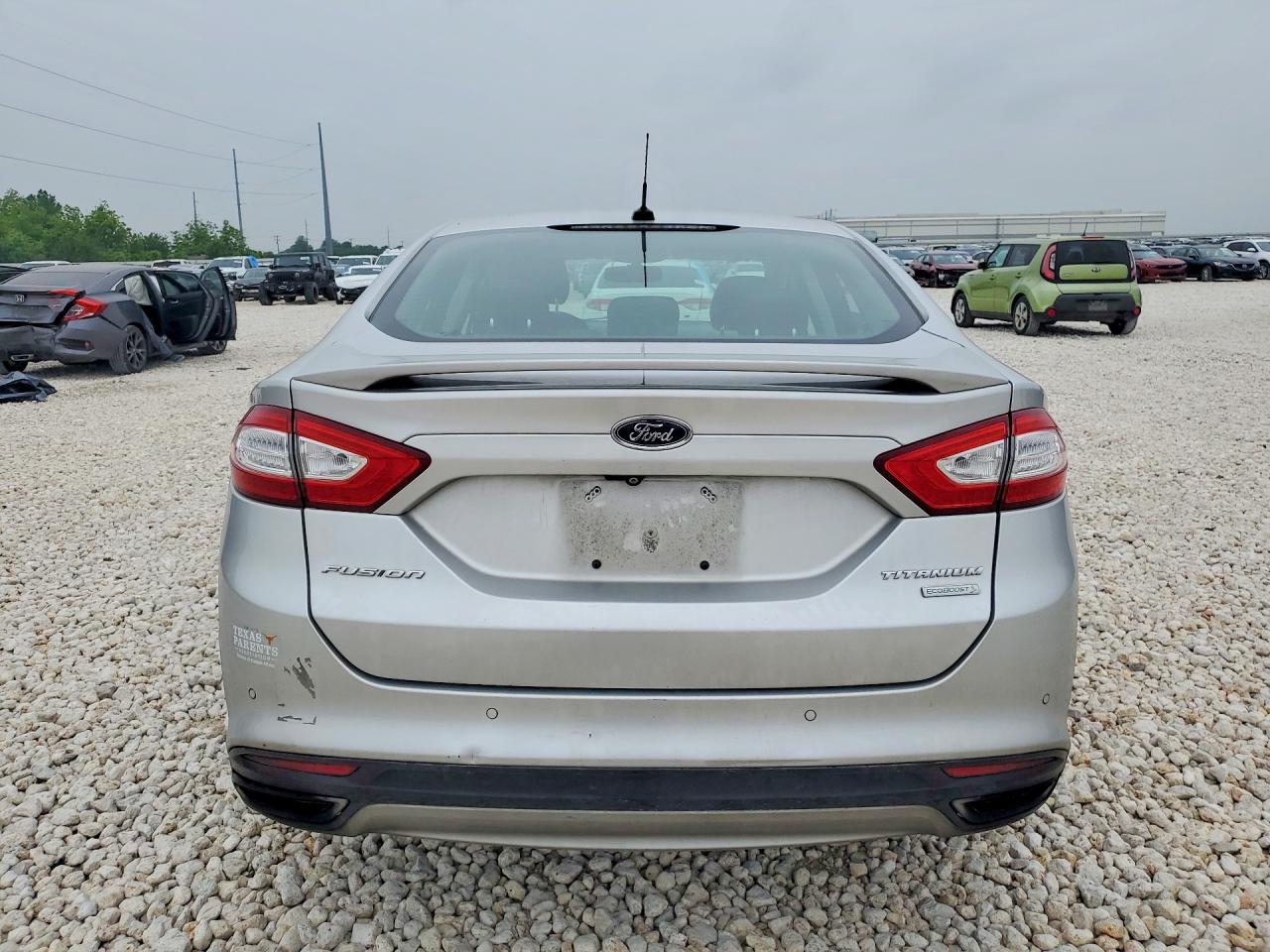 2014 Ford Fusion Titanium Серебряный vin: 3FA6P0K90ER169904