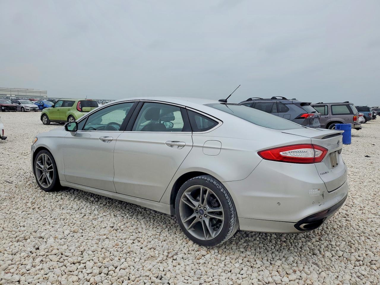 2014 Ford Fusion Titanium Серебряный vin: 3FA6P0K90ER169904