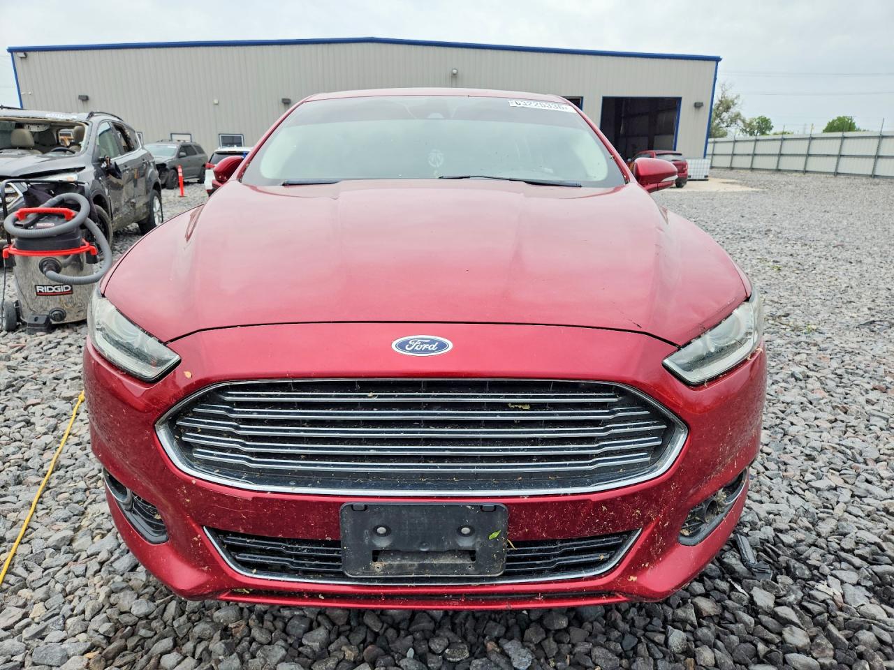 2014 Ford Fusion Titanium Красный vin: 3FA6P0K90ER199582
