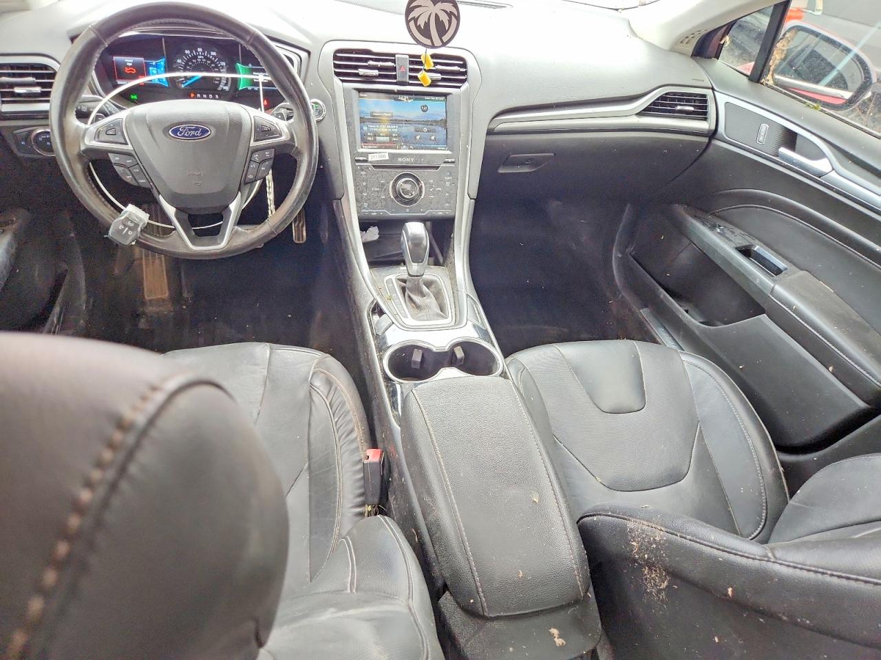2014 Ford Fusion Titanium Красный vin: 3FA6P0K90ER199582