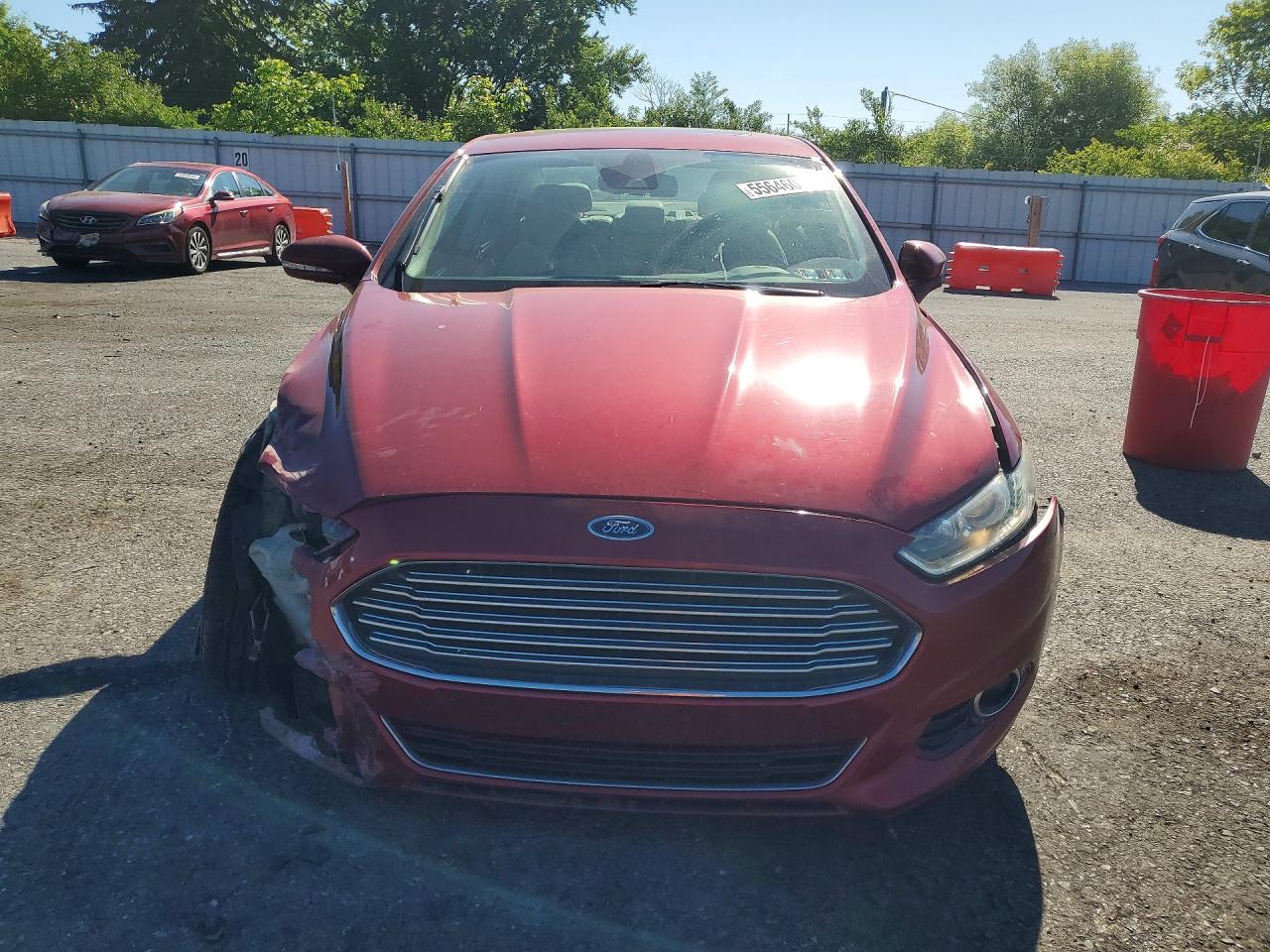 2014 Ford Fusion Titanium Темно-бордовый vin: 3FA6P0K90ER216798