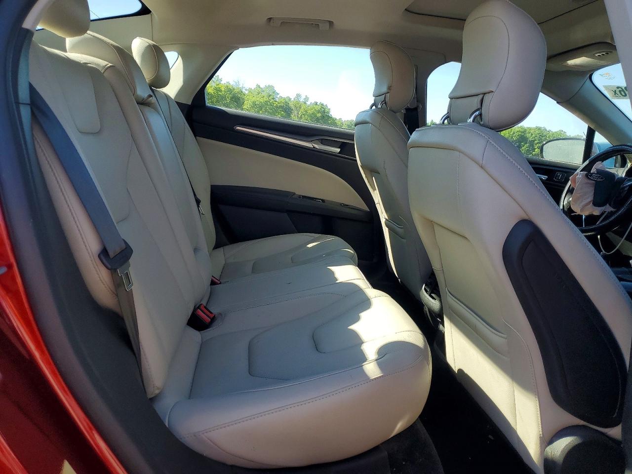 2014 Ford Fusion Titanium Темно-бордовый vin: 3FA6P0K90ER216798
