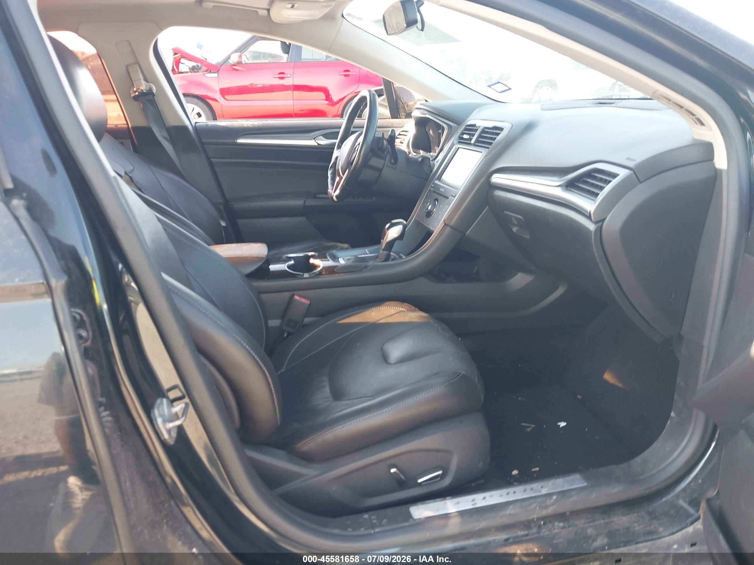 2014 Ford Fusion Titanium Black vin: 3FA6P0K90ER245508