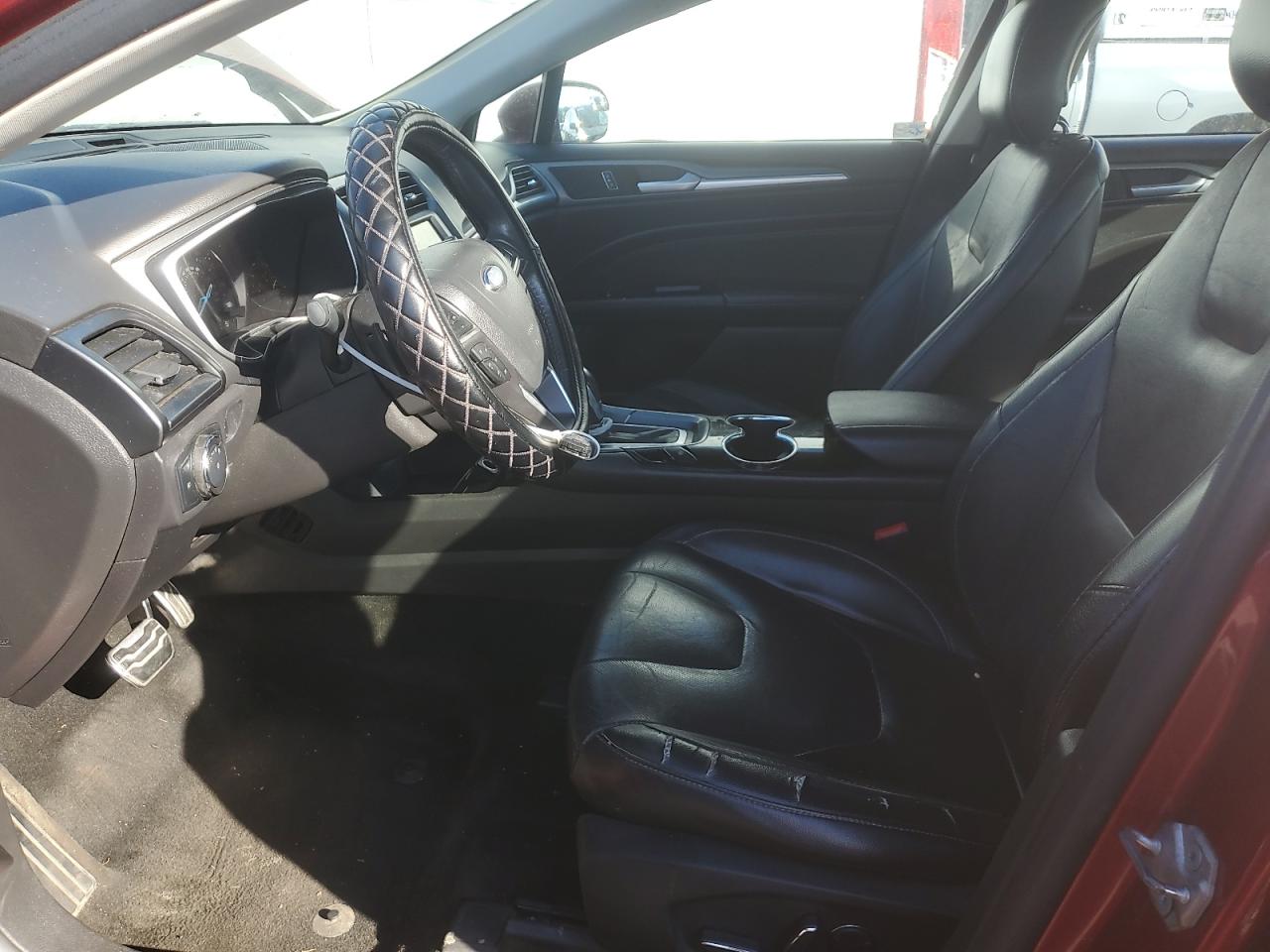 2014 Ford Fusion Titanium Red vin: 3FA6P0K90ER294112