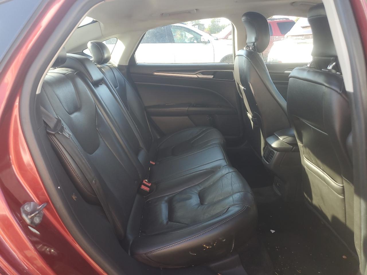 2014 Ford Fusion Titanium Red vin: 3FA6P0K90ER294112