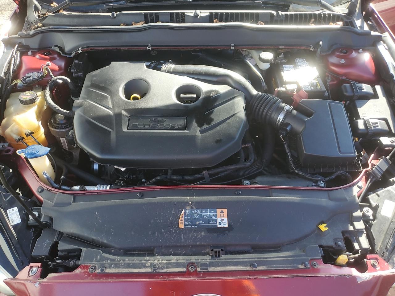 2014 Ford Fusion Titanium Red vin: 3FA6P0K90ER294112