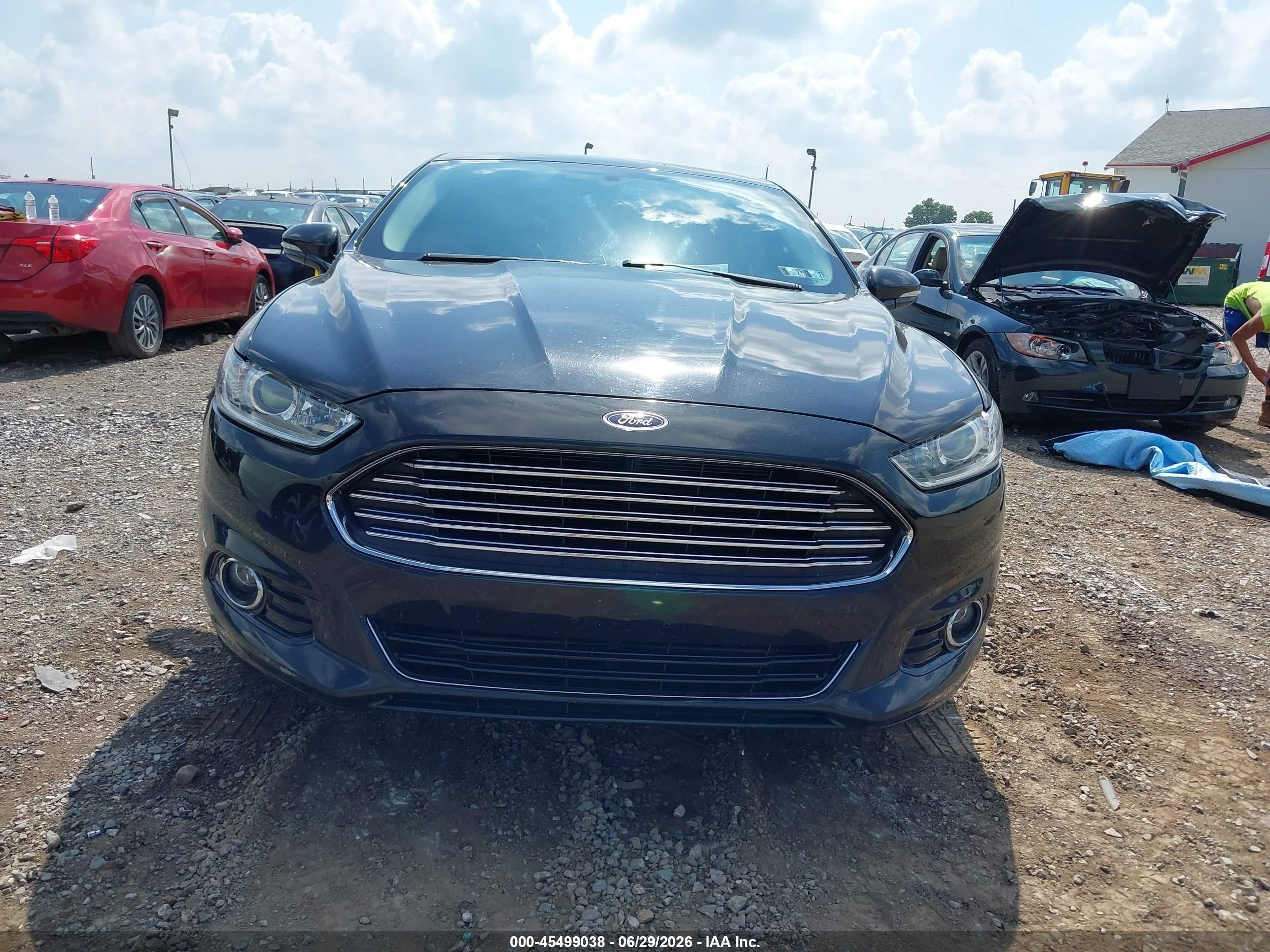2014 Ford Fusion Titanium Черный vin: 3FA6P0K90ER382481