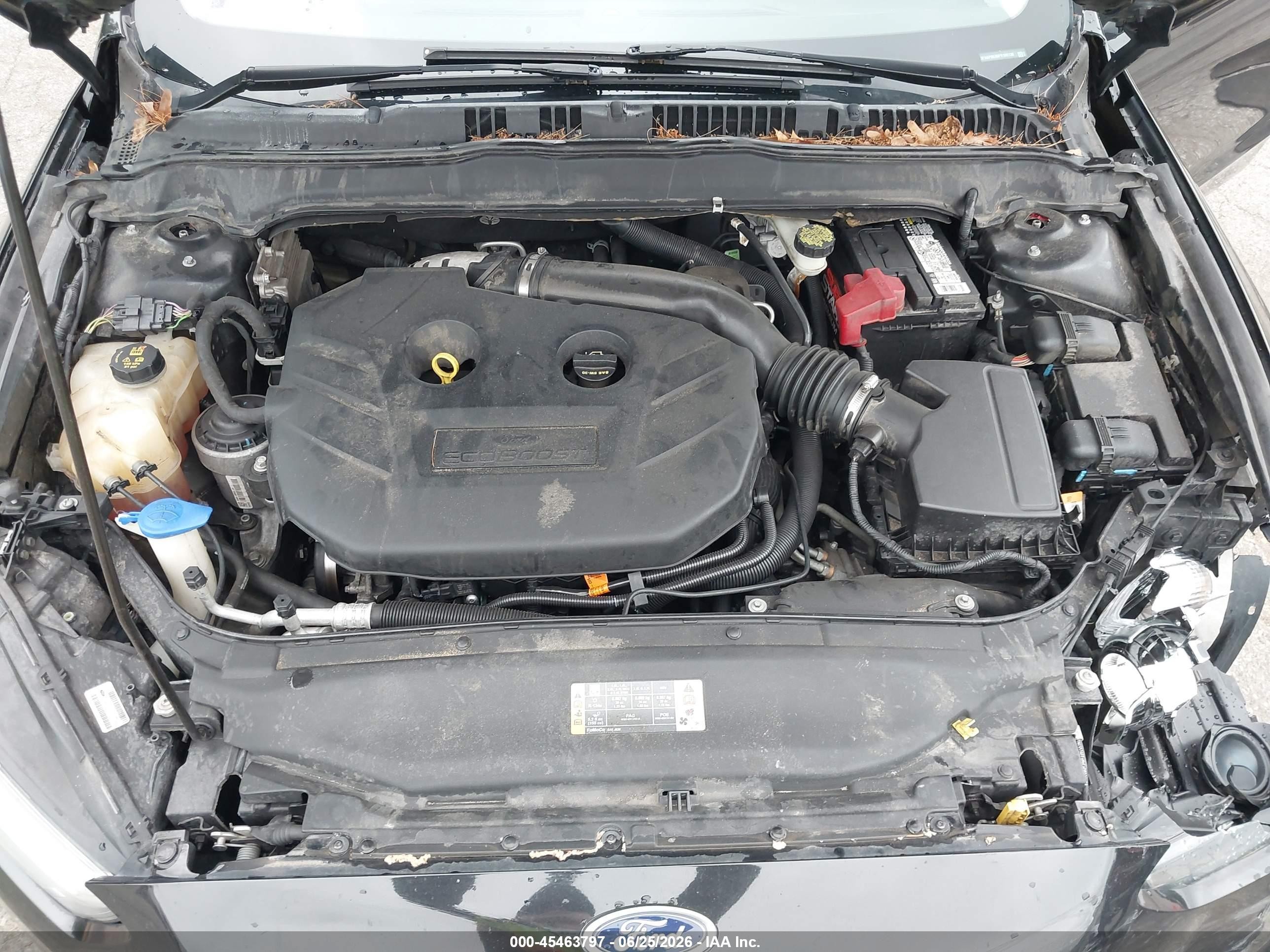 2015 Ford Fusion Titanium Черный vin: 3FA6P0K90FR106139
