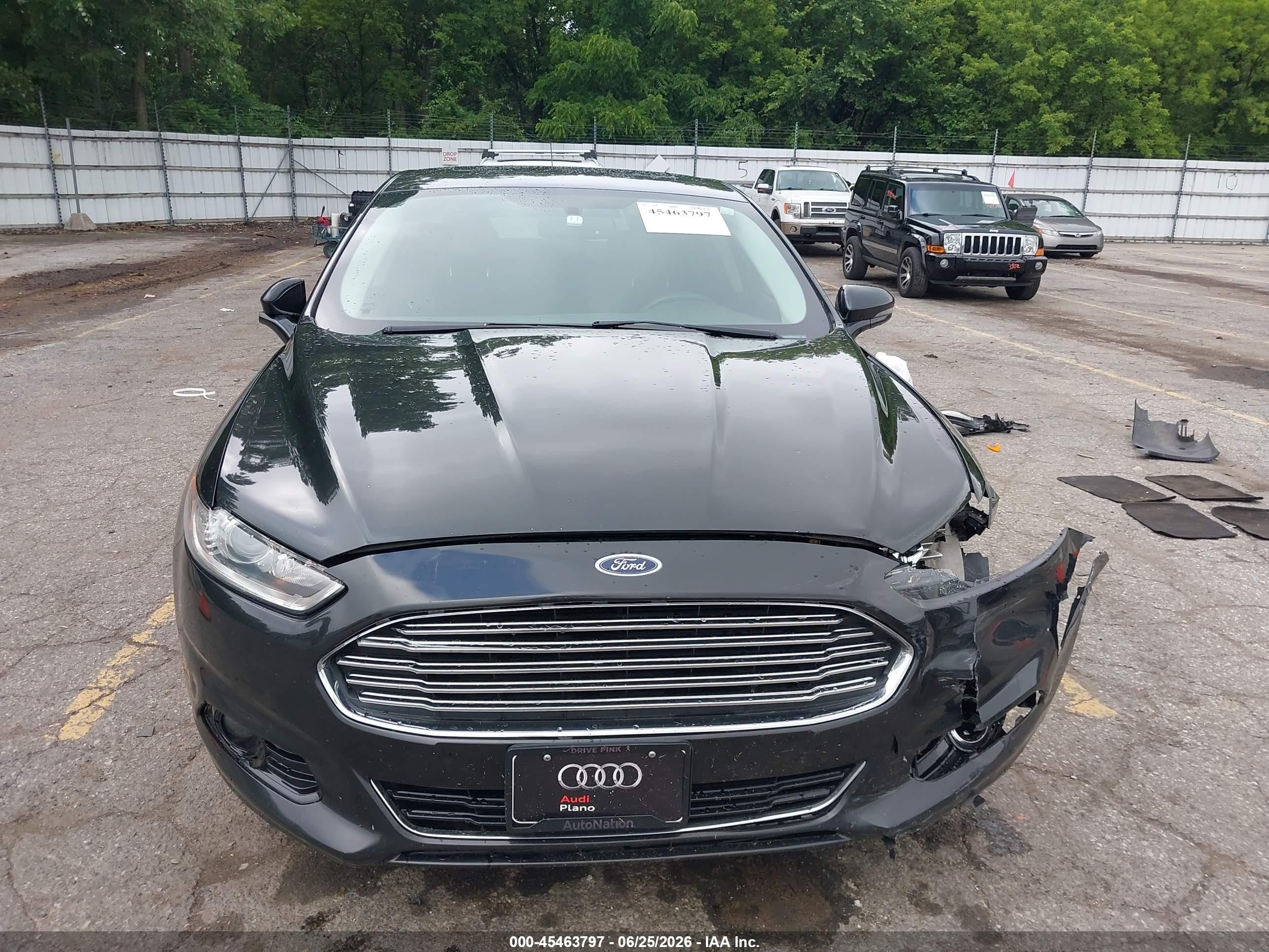 2015 Ford Fusion Titanium Черный vin: 3FA6P0K90FR106139
