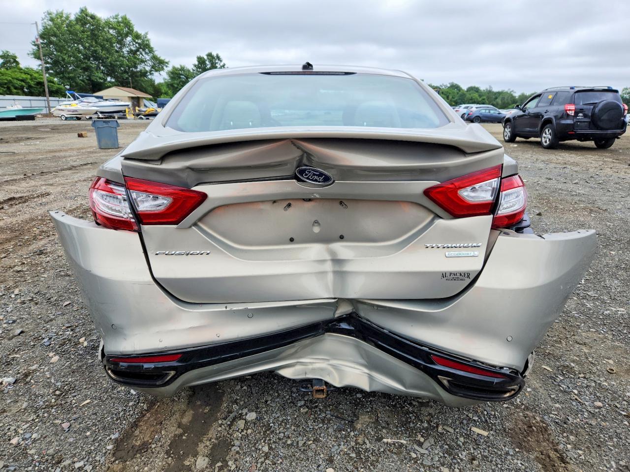 2015 Ford Fusion Titanium Gold vin: 3FA6P0K90FR123684