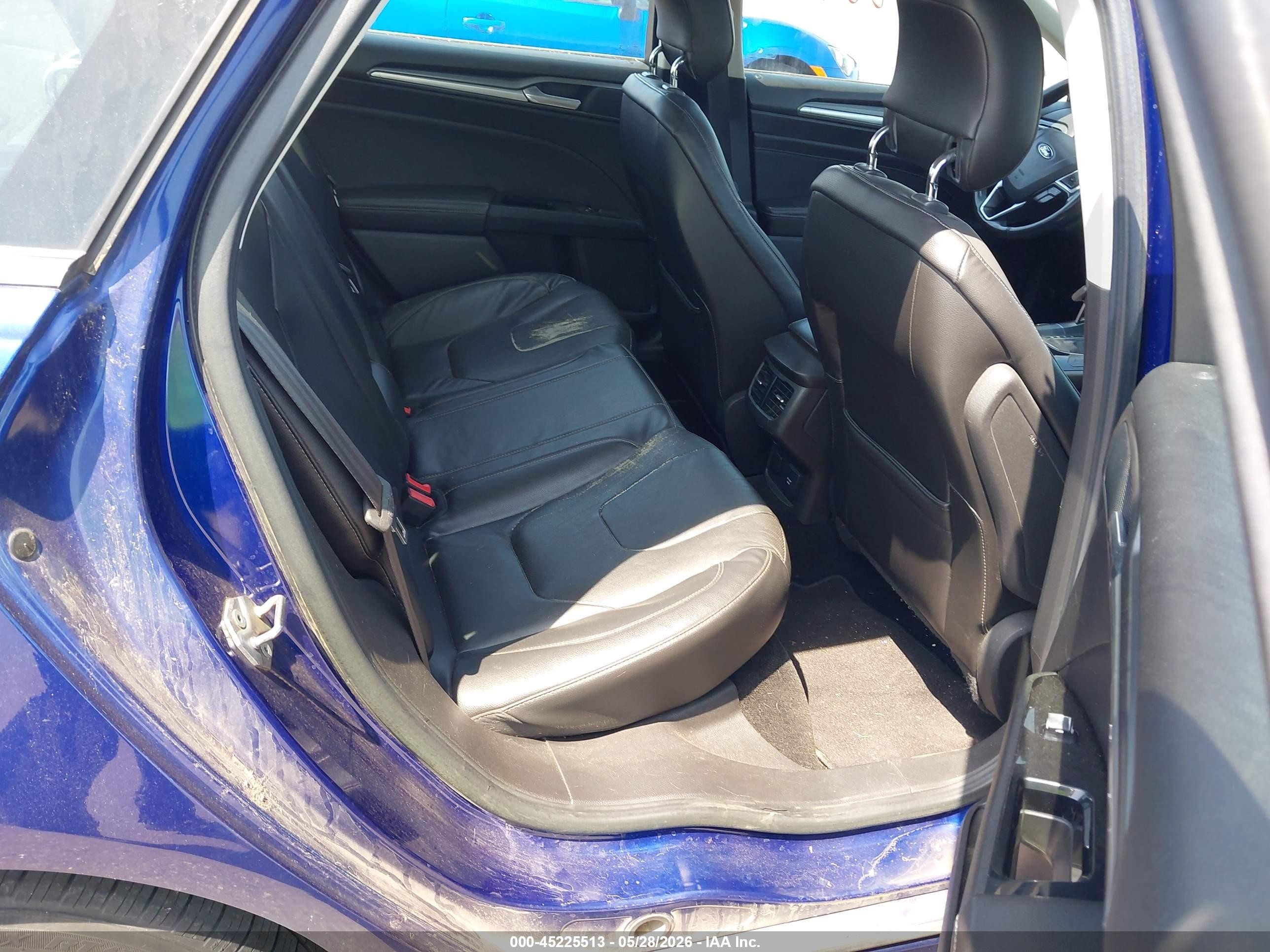 2013 Ford Fusion Titanium Blue vin: 3FA6P0K91DR103876