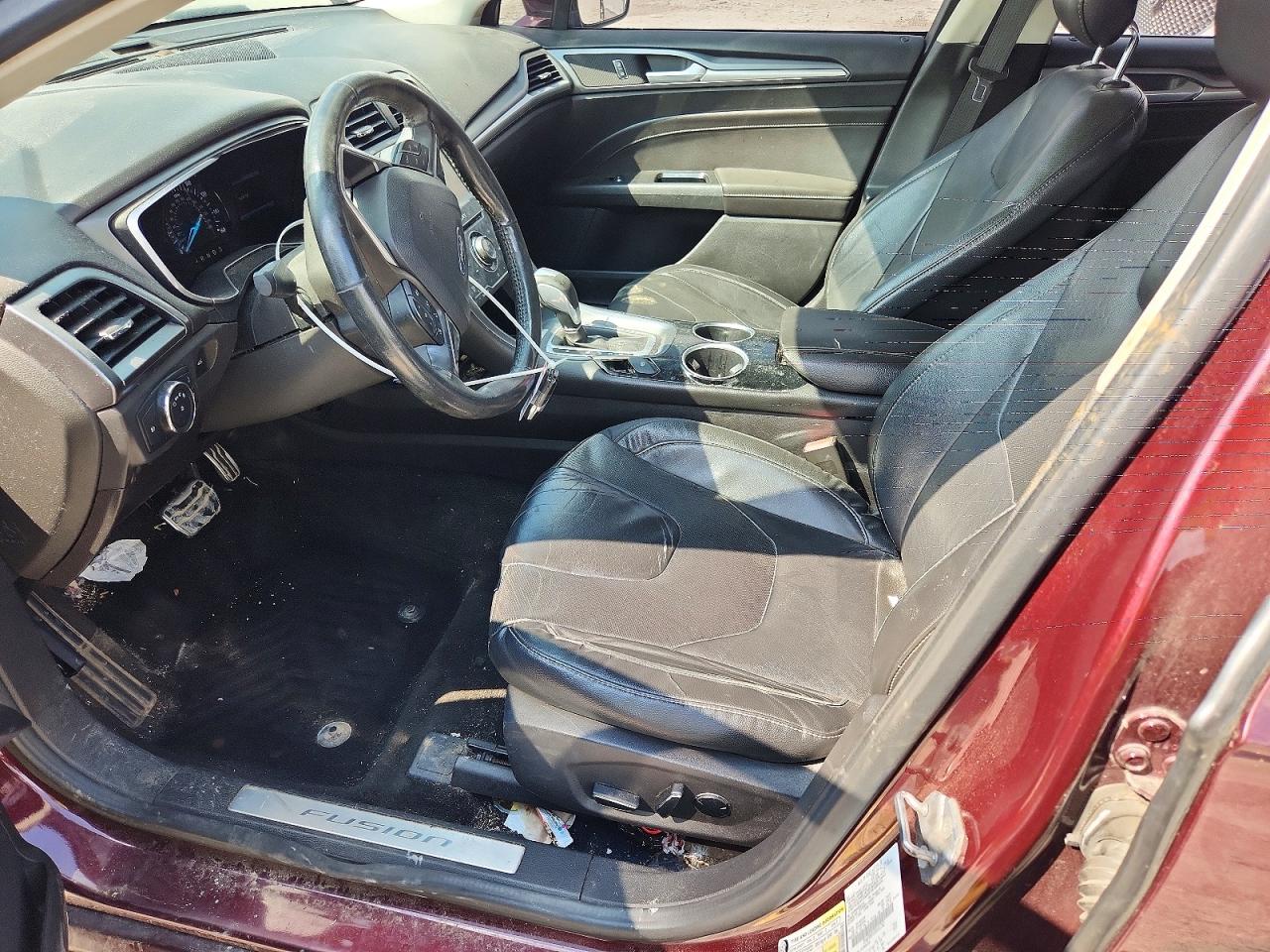 2013 Ford Fusion Titanium Maroon vin: 3FA6P0K91DR161762