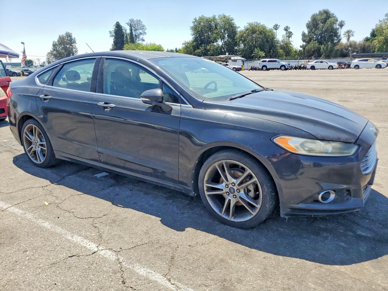 2013 Ford Fusion Titanium Black vin: 3FA6P0K91DR216033