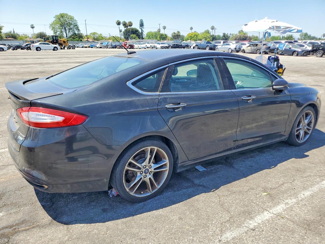 2013 Ford Fusion Titanium Black vin: 3FA6P0K91DR216033