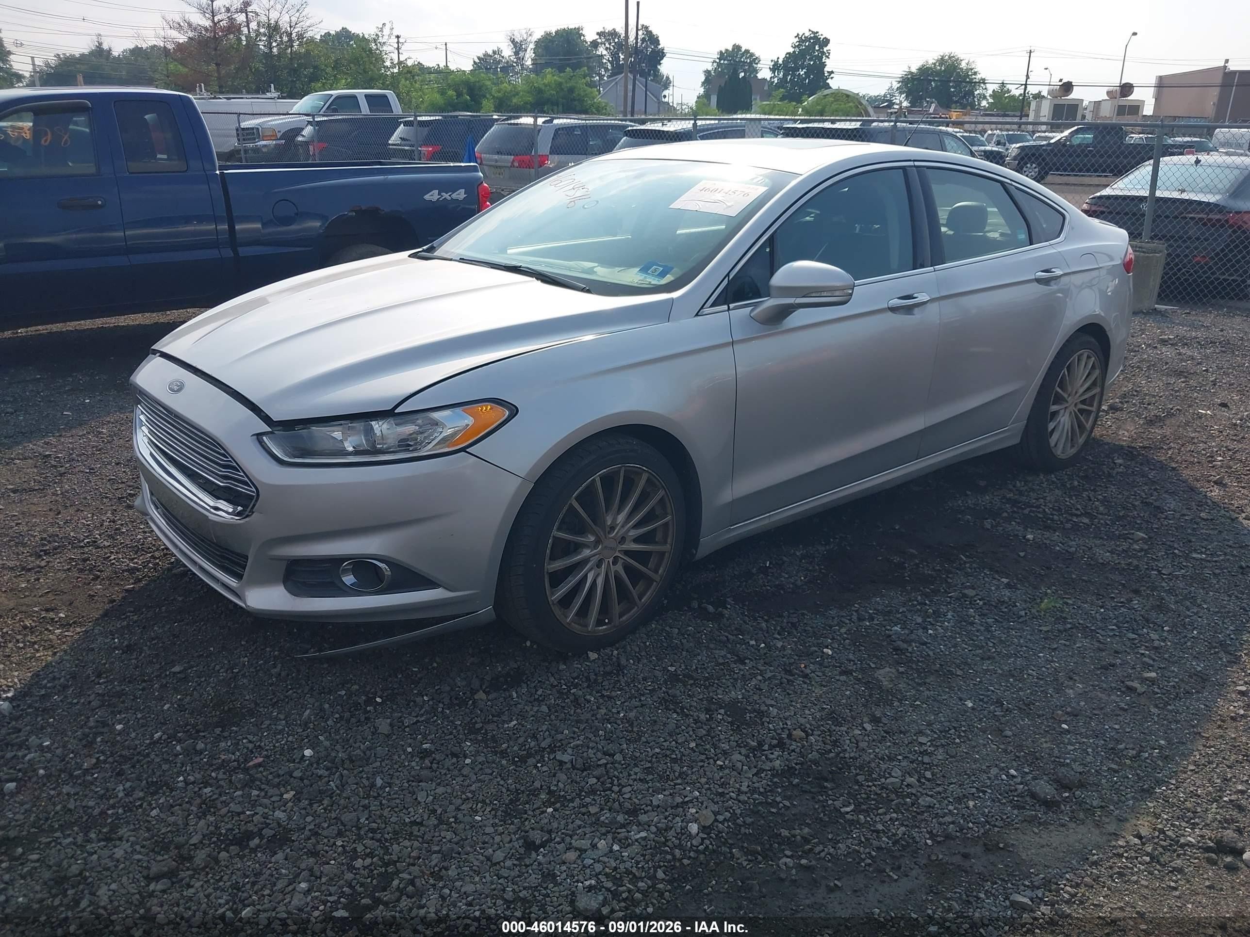 2013 Ford Fusion Titanium Silver vin: 3FA6P0K91DR278032