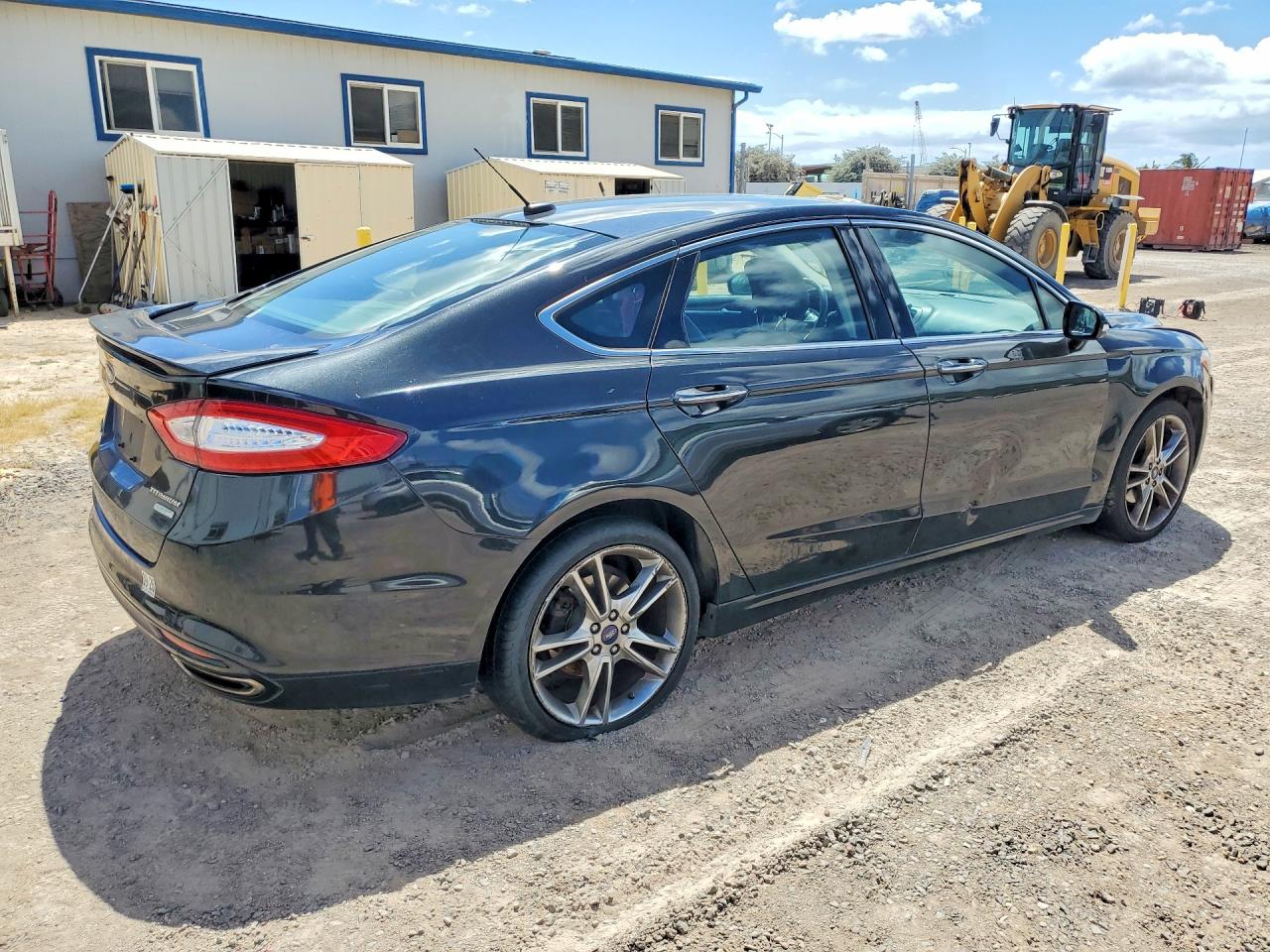 2013 Ford Fusion Titanium Black vin: 3FA6P0K91DR371584