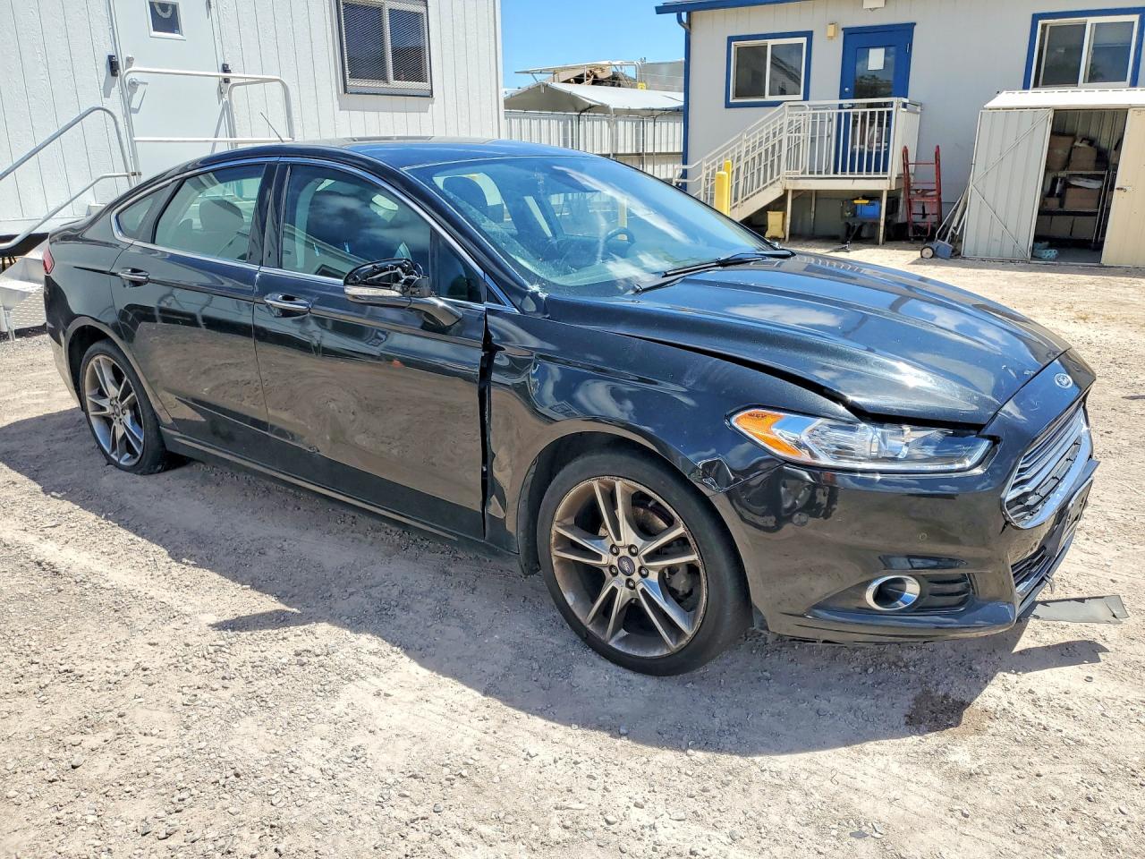 2013 Ford Fusion Titanium Black vin: 3FA6P0K91DR371584