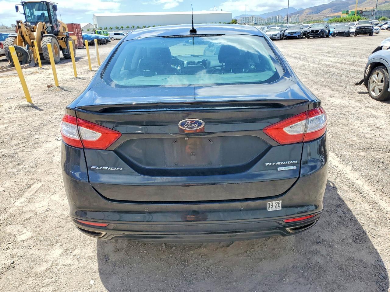 2013 Ford Fusion Titanium Black vin: 3FA6P0K91DR371584
