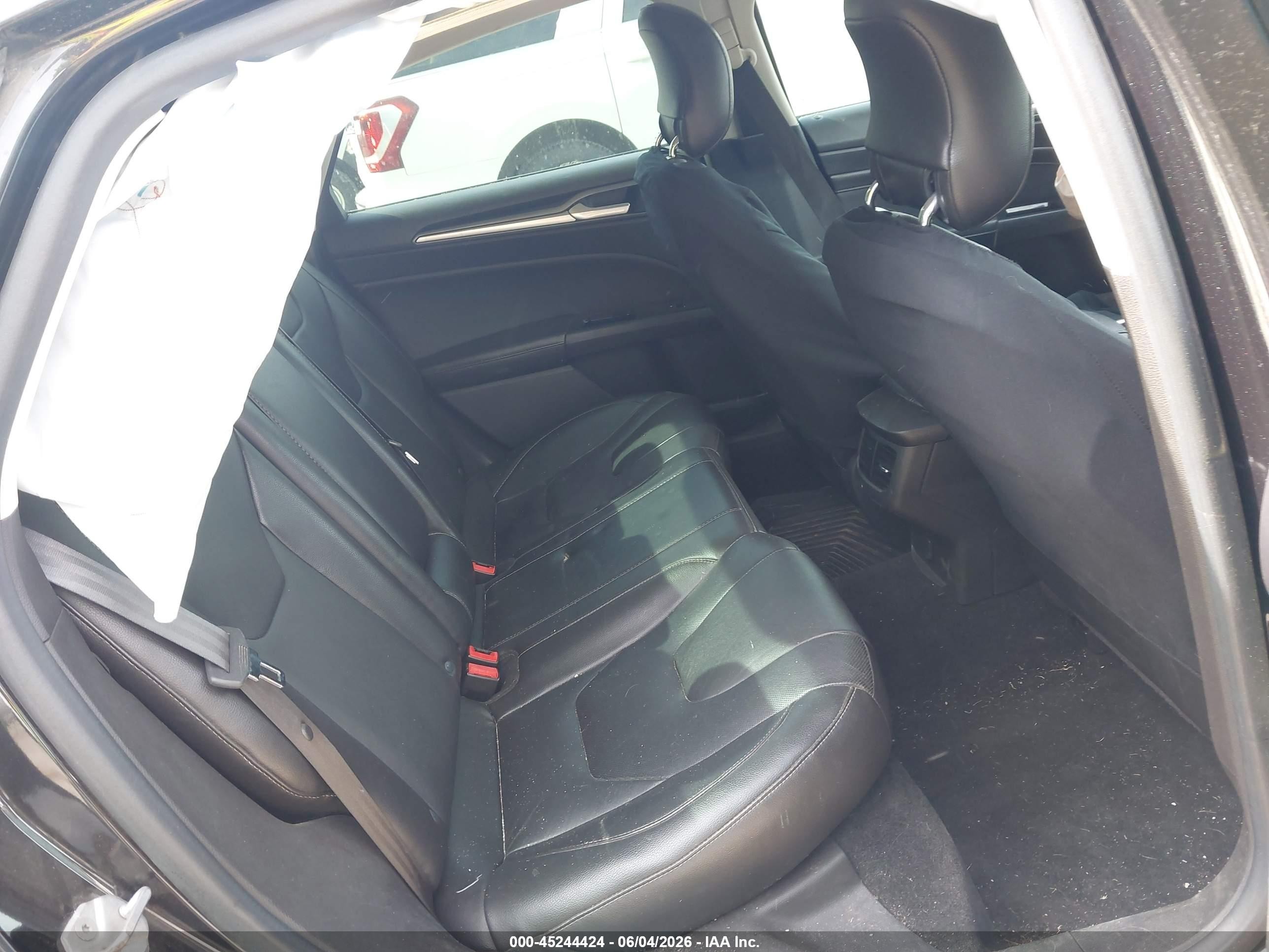 2014 Ford Fusion Titanium Black vin: 3FA6P0K91ER112997
