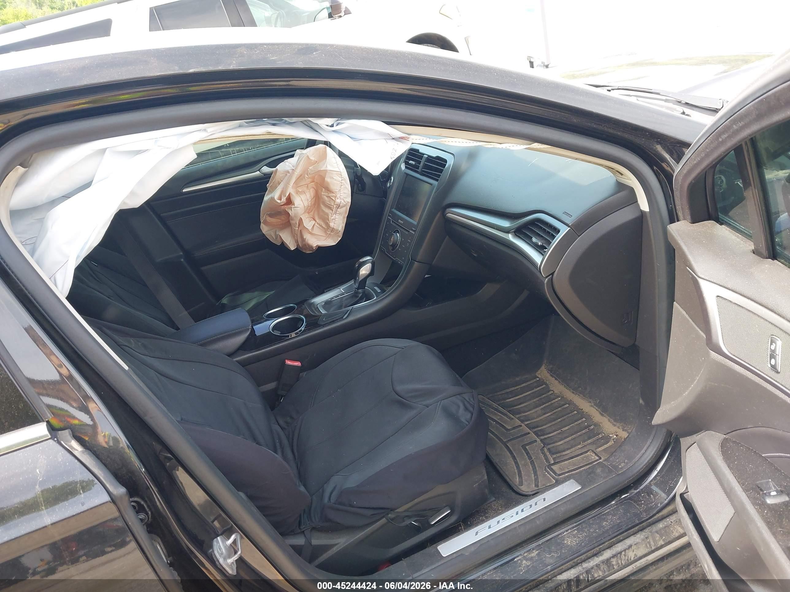 2014 Ford Fusion Titanium Black vin: 3FA6P0K91ER112997